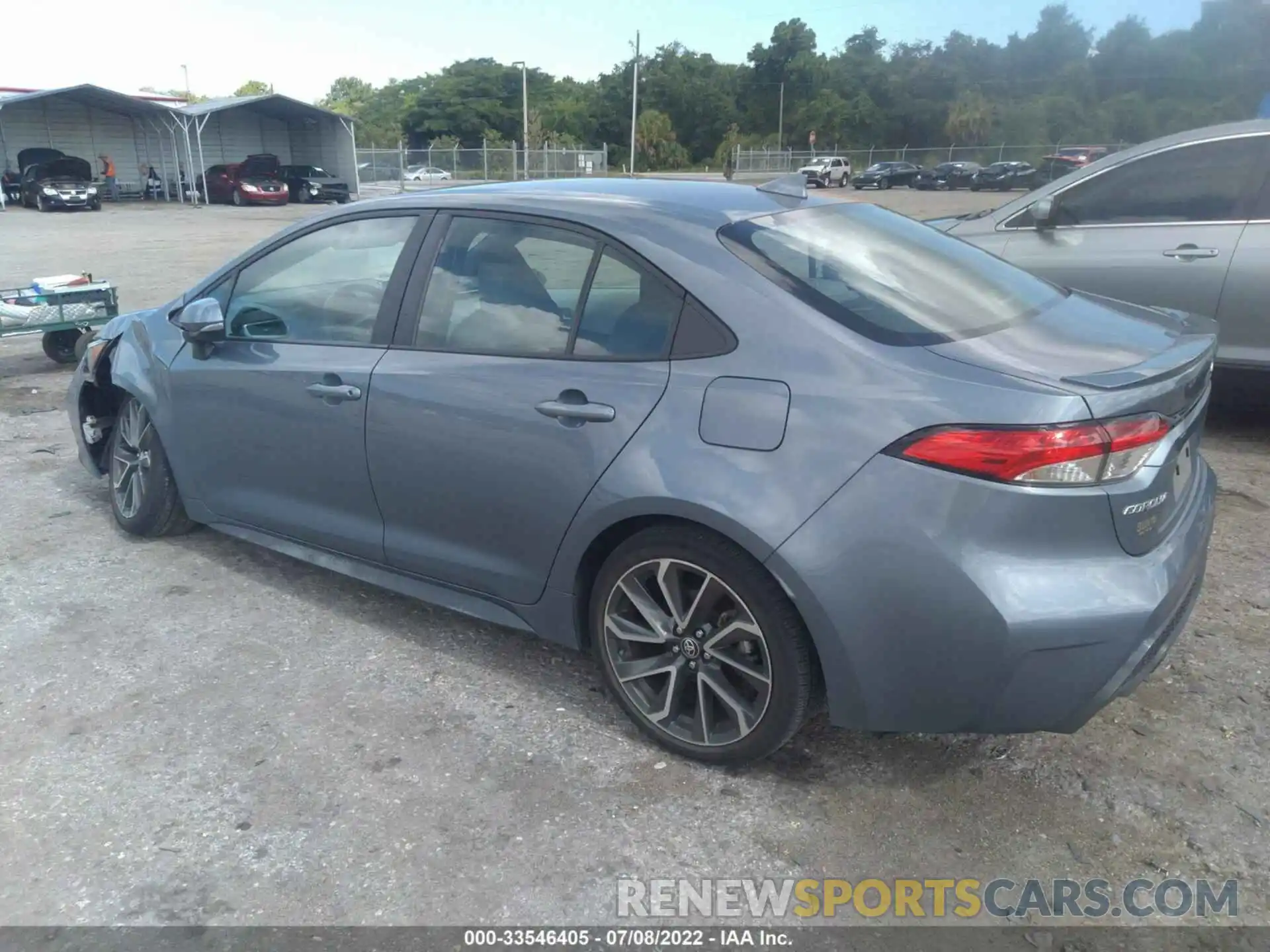 3 Photograph of a damaged car 5YFS4RCE1LP056483 TOYOTA COROLLA 2020