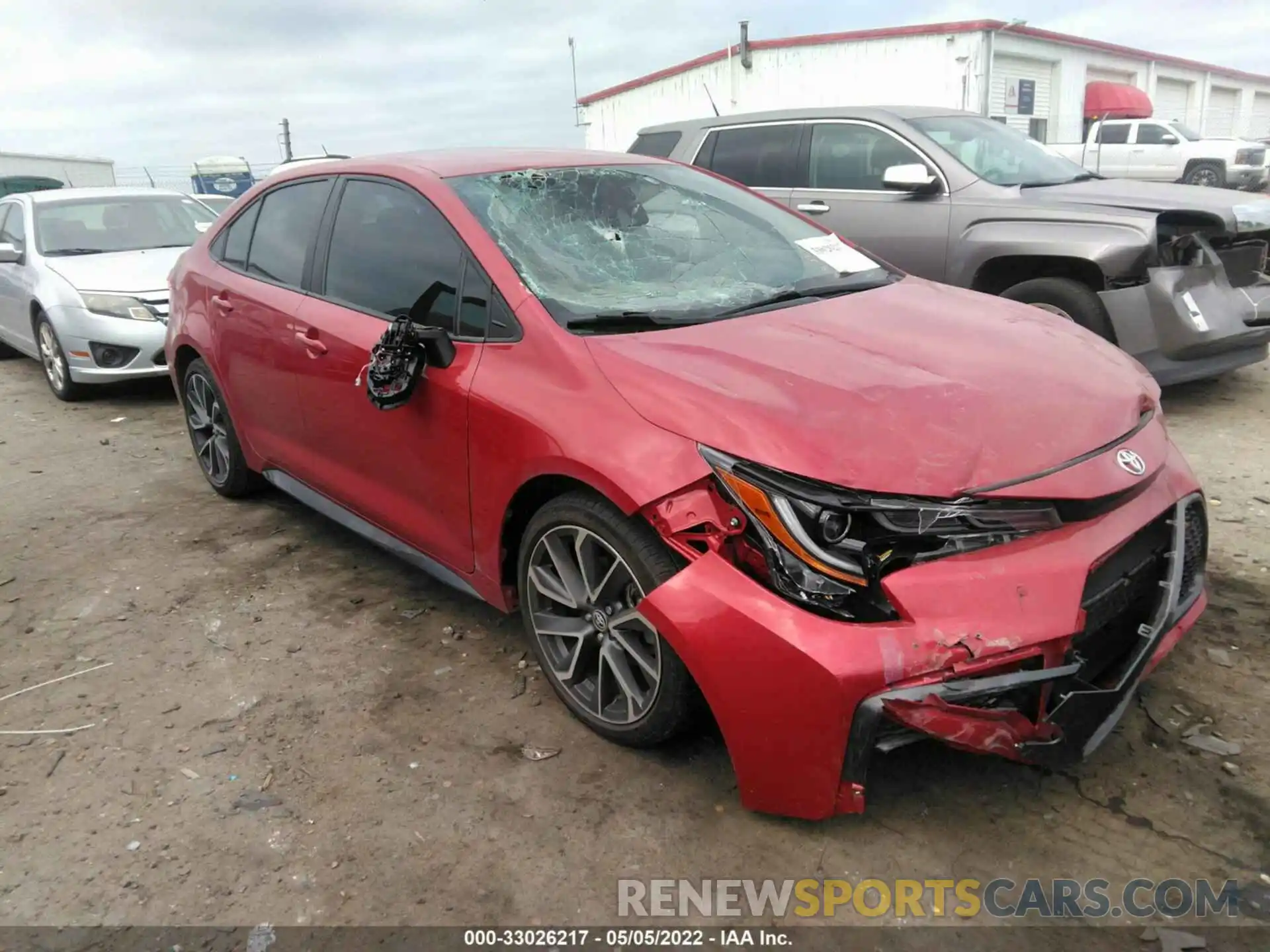 1 Photograph of a damaged car 5YFS4RCE1LP057620 TOYOTA COROLLA 2020