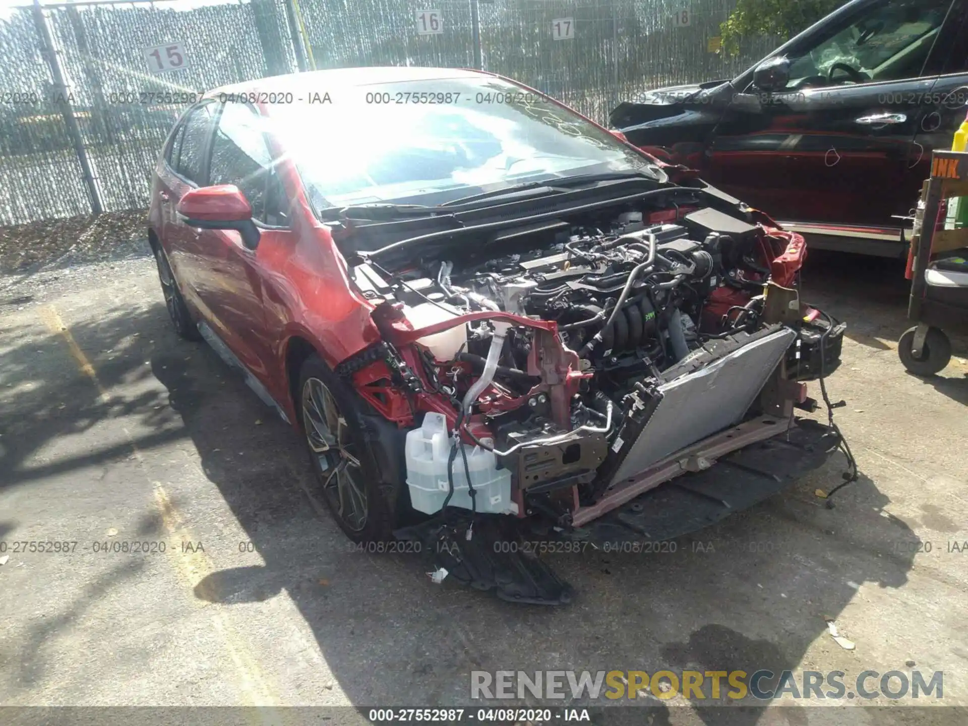 1 Photograph of a damaged car 5YFS4RCE2LP002741 TOYOTA COROLLA 2020