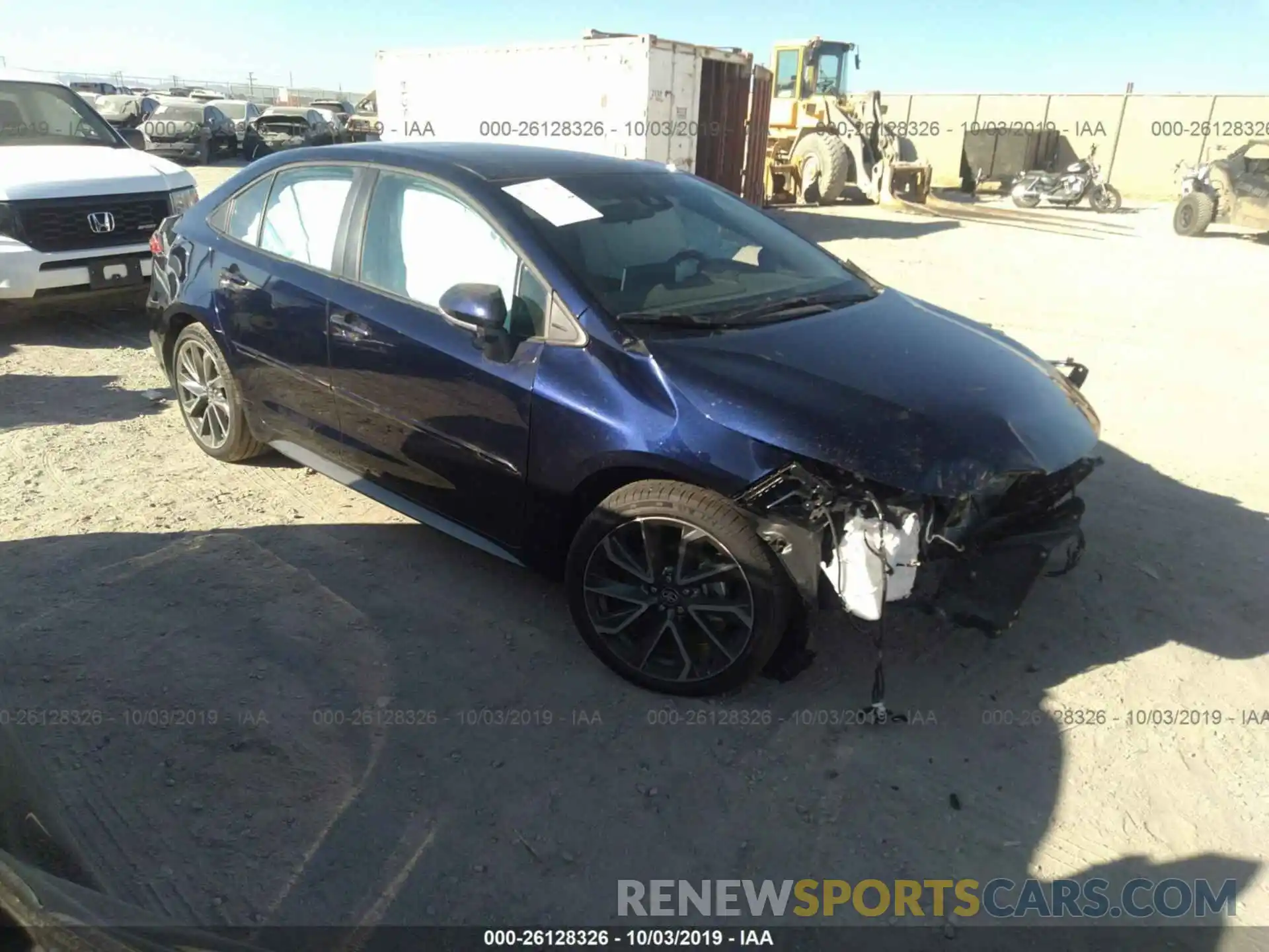 1 Photograph of a damaged car 5YFS4RCE2LP006515 TOYOTA COROLLA 2020