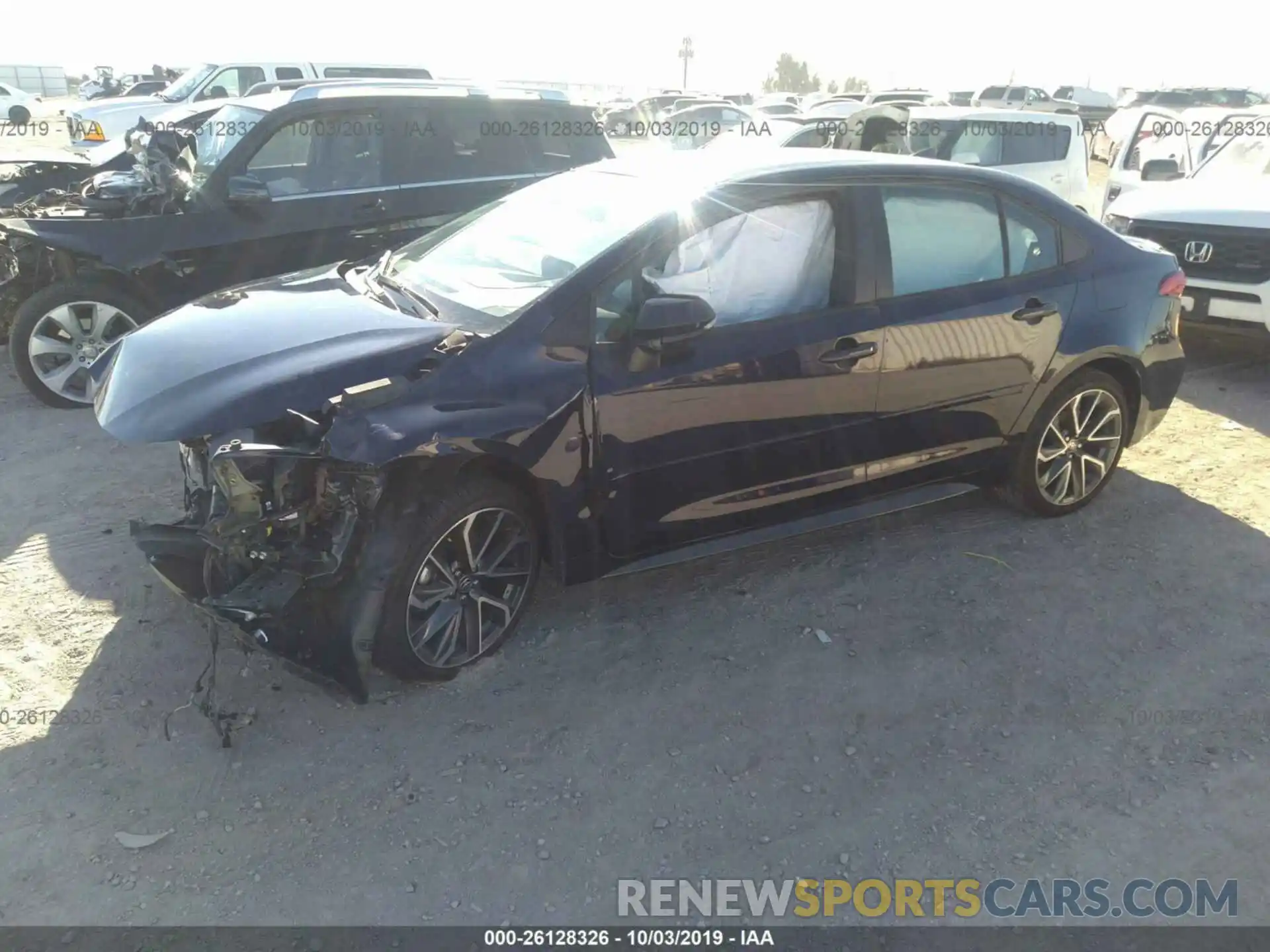 2 Photograph of a damaged car 5YFS4RCE2LP006515 TOYOTA COROLLA 2020