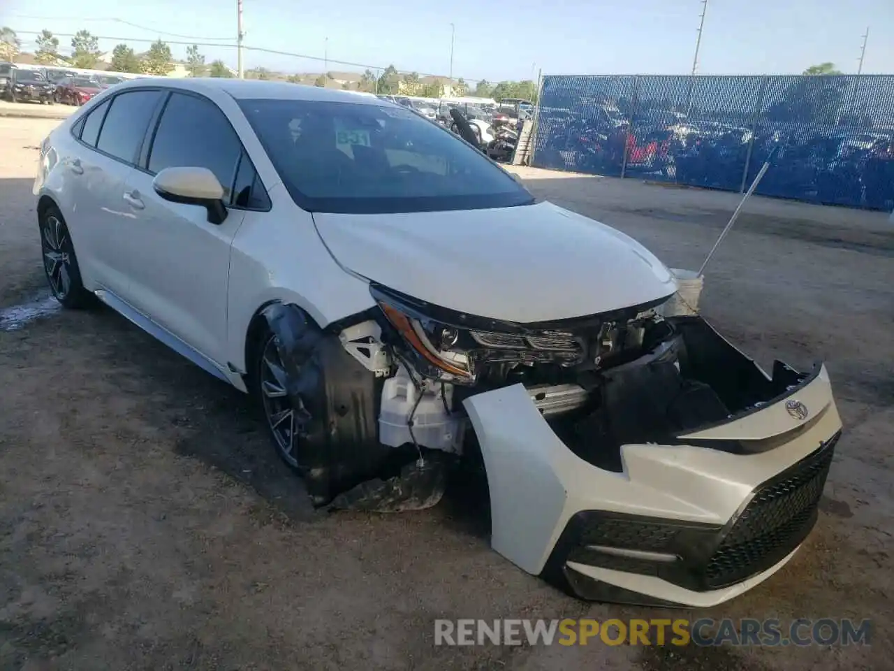 1 Photograph of a damaged car 5YFS4RCE2LP009480 TOYOTA COROLLA 2020