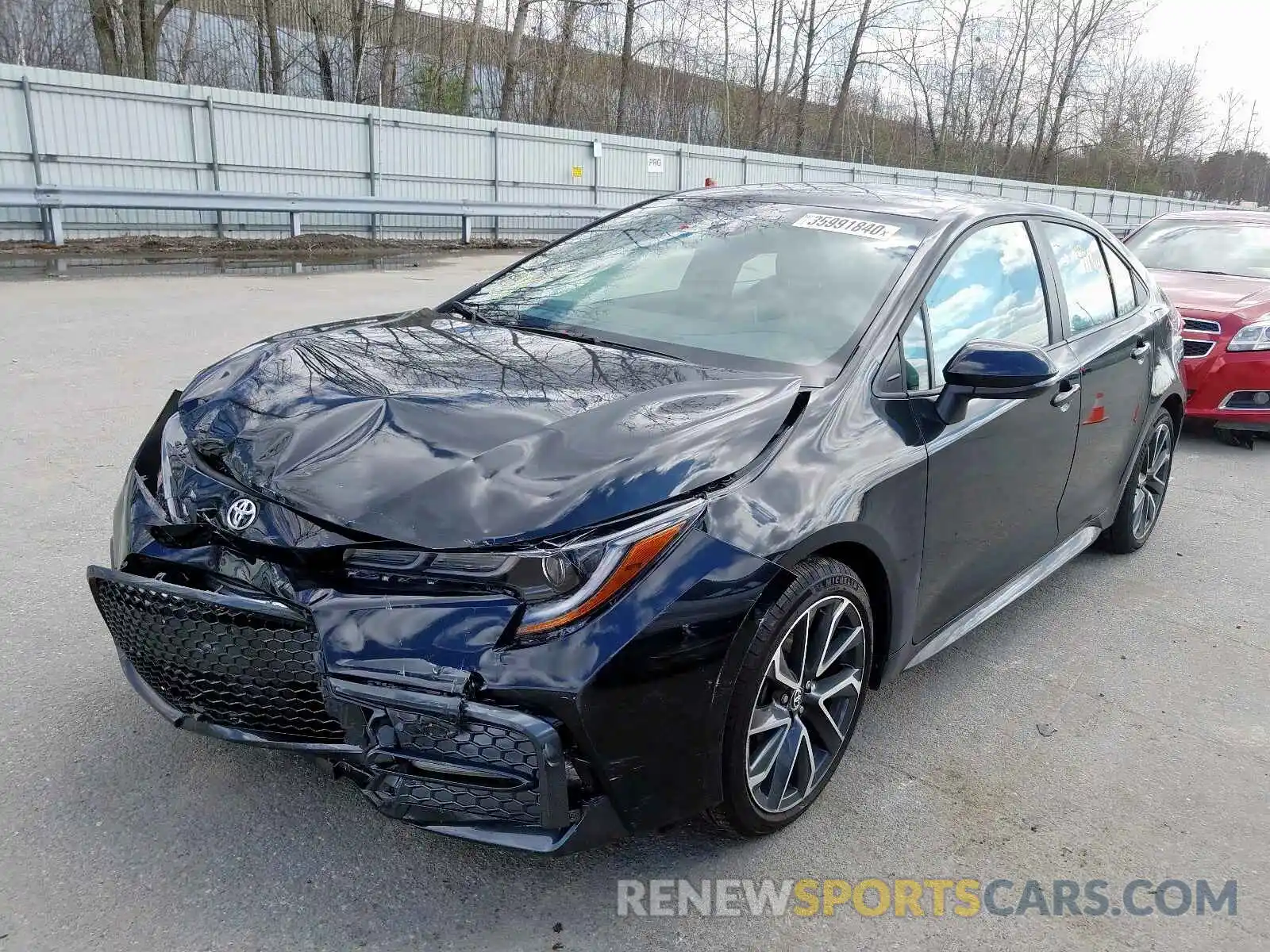 2 Photograph of a damaged car 5YFS4RCE2LP011682 TOYOTA COROLLA 2020