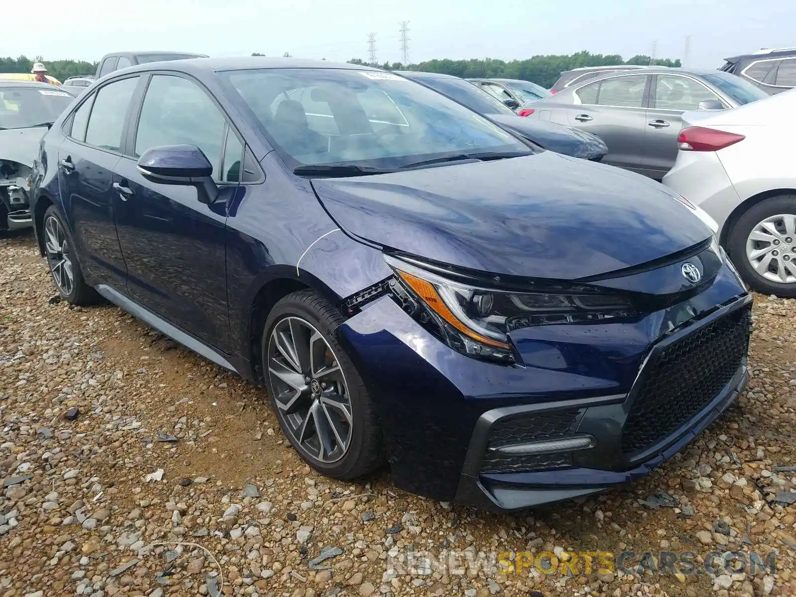 1 Photograph of a damaged car 5YFS4RCE2LP014758 TOYOTA COROLLA 2020