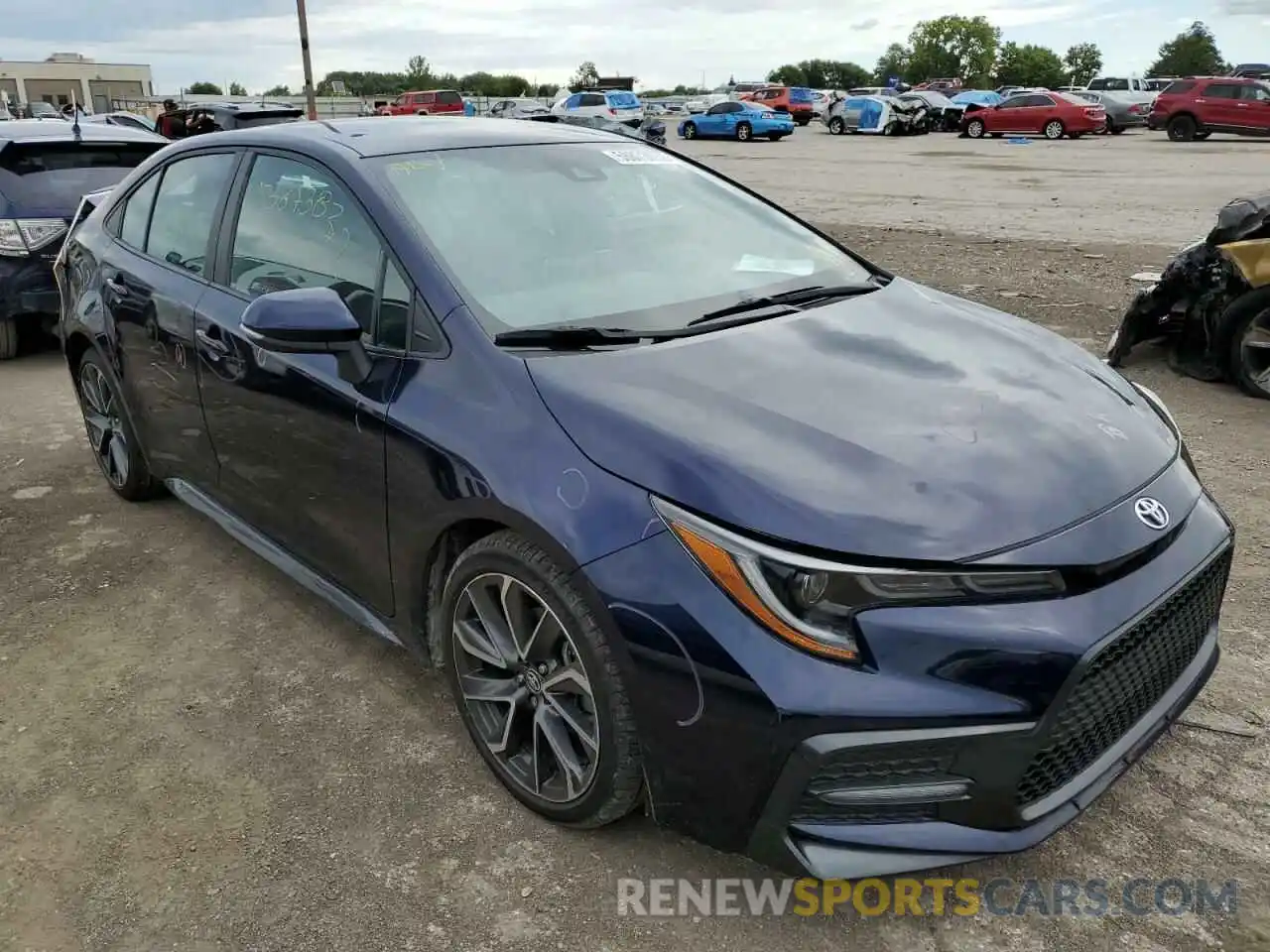 1 Photograph of a damaged car 5YFS4RCE2LP014825 TOYOTA COROLLA 2020