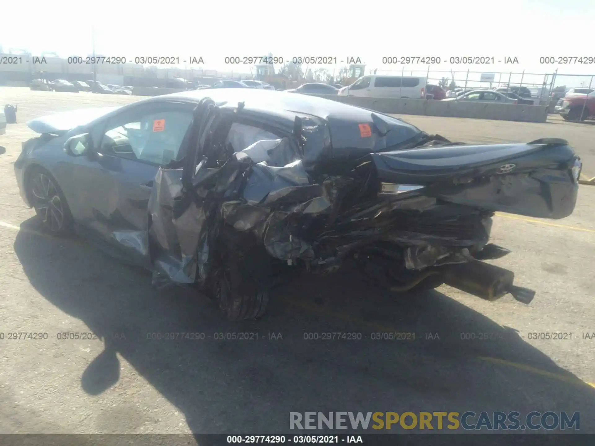 3 Photograph of a damaged car 5YFS4RCE2LP016087 TOYOTA COROLLA 2020