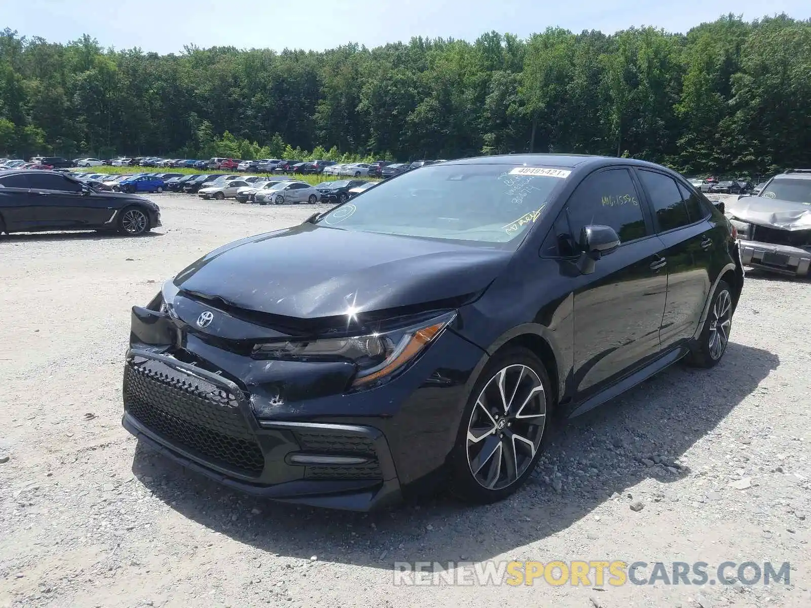 2 Photograph of a damaged car 5YFS4RCE2LP016574 TOYOTA COROLLA 2020