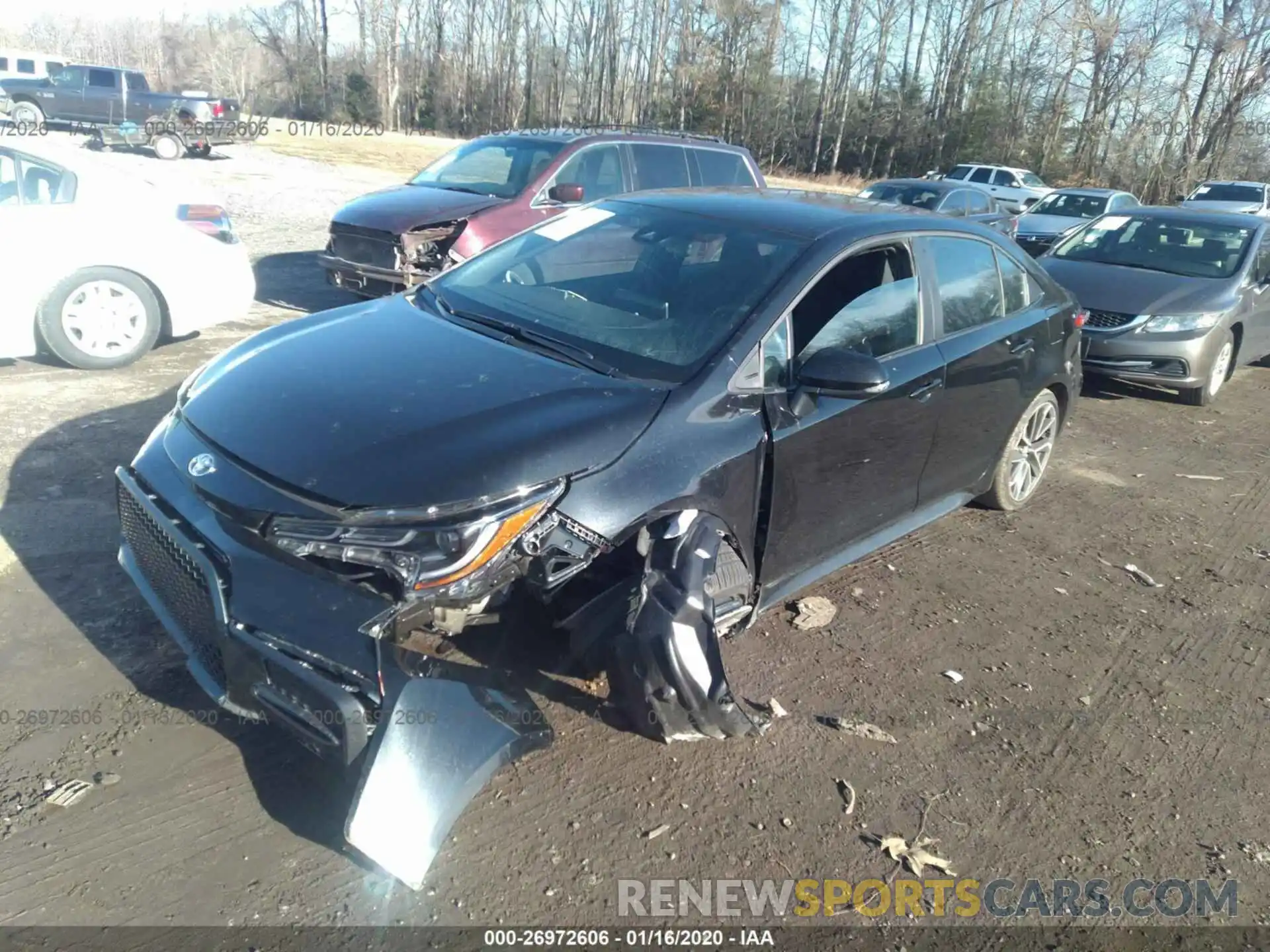 2 Photograph of a damaged car 5YFS4RCE2LP017918 TOYOTA COROLLA 2020