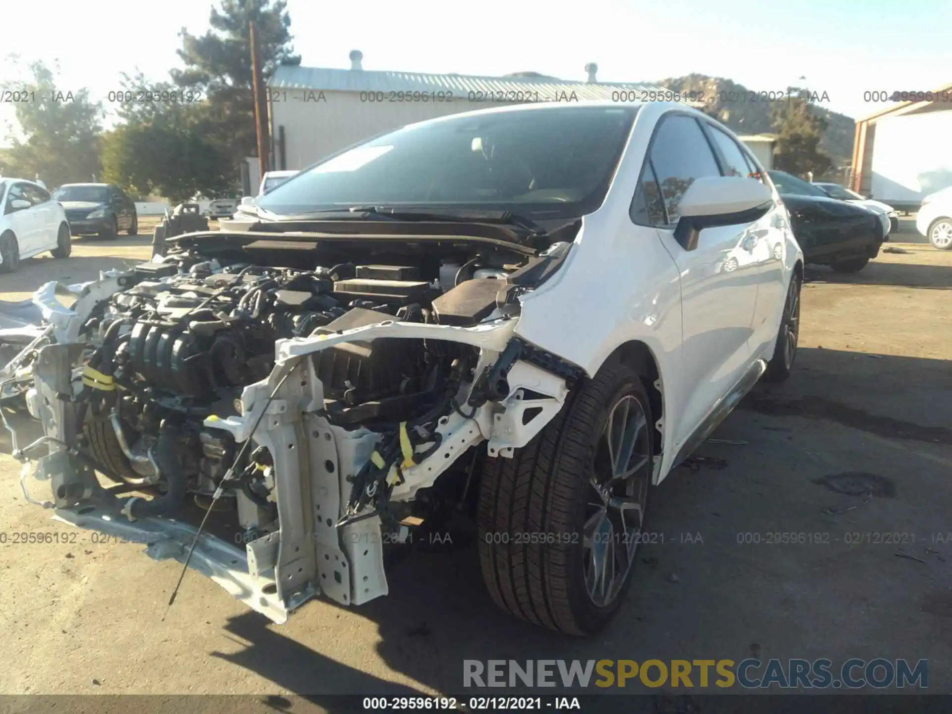 2 Photograph of a damaged car 5YFS4RCE2LP019880 TOYOTA COROLLA 2020