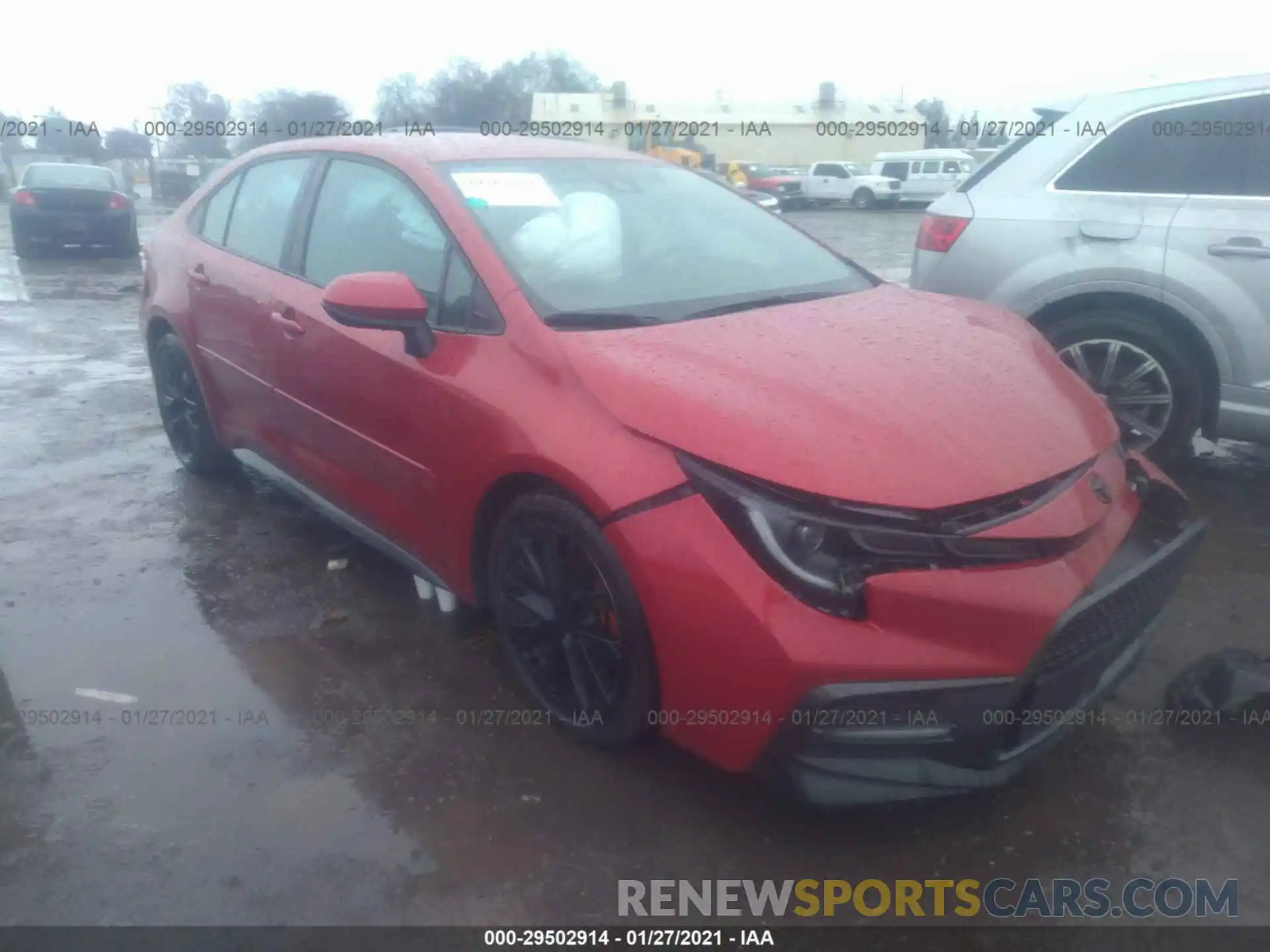 1 Photograph of a damaged car 5YFS4RCE2LP021631 TOYOTA COROLLA 2020