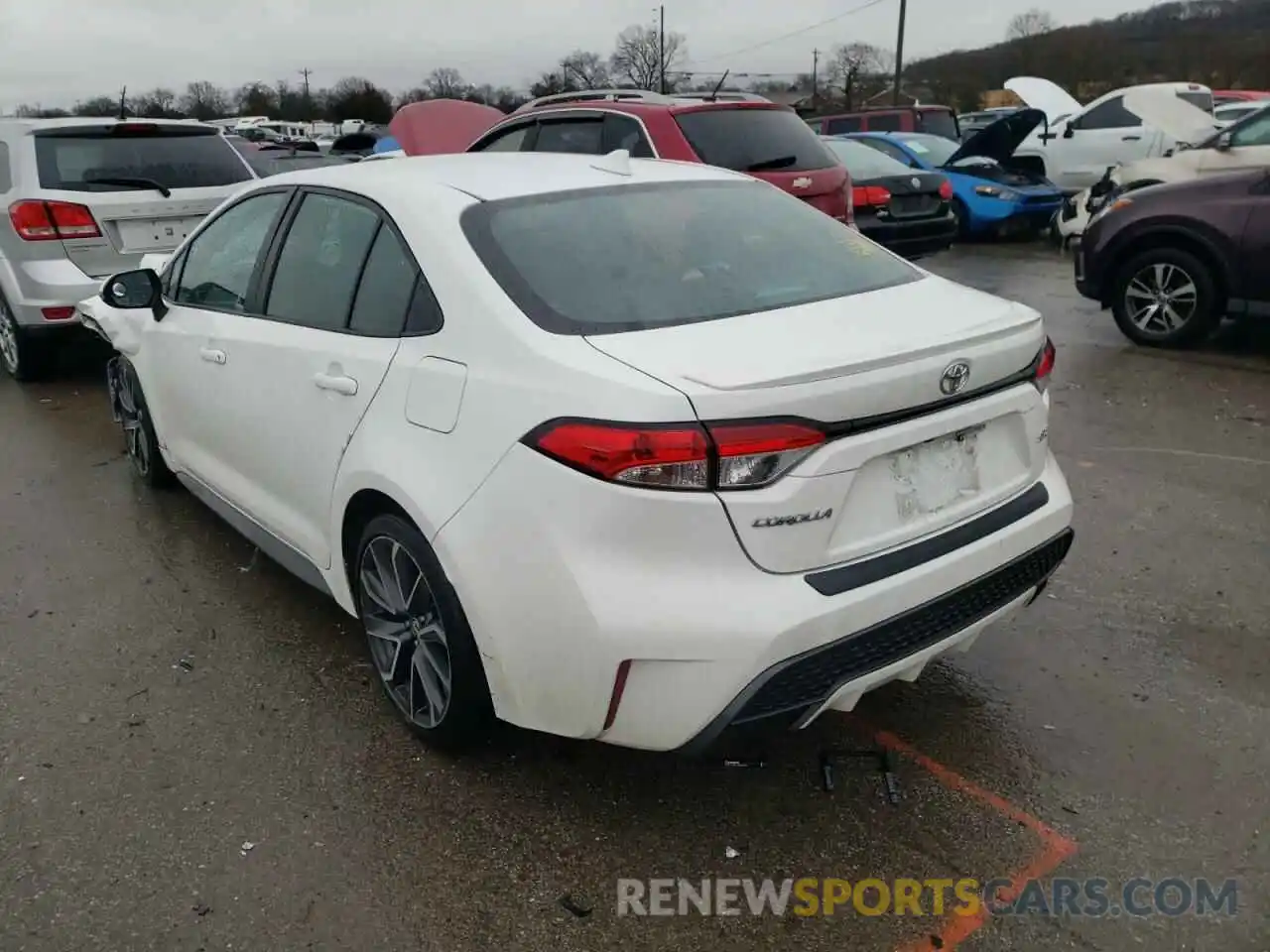 3 Photograph of a damaged car 5YFS4RCE2LP022648 TOYOTA COROLLA 2020