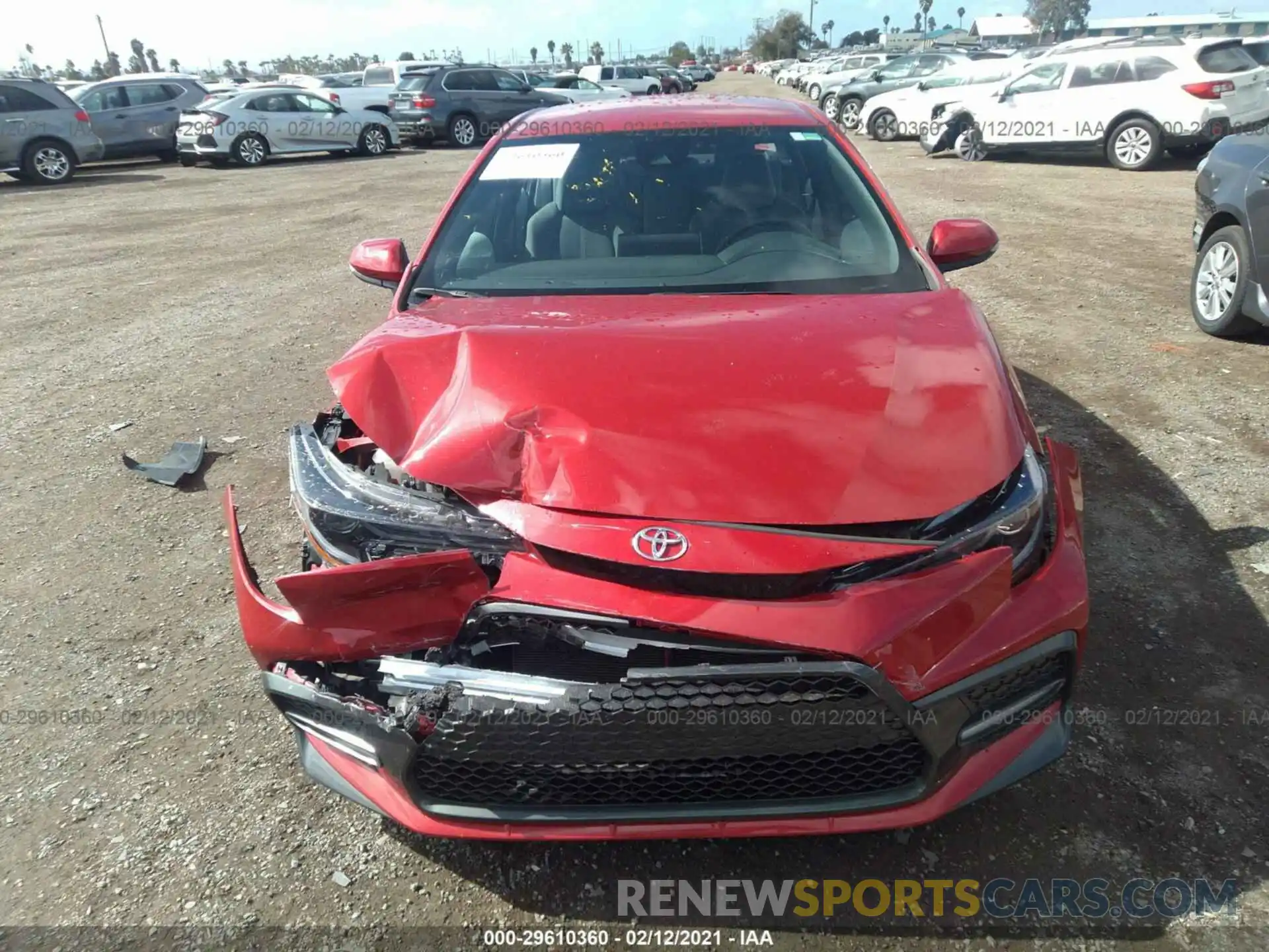 6 Photograph of a damaged car 5YFS4RCE2LP023623 TOYOTA COROLLA 2020