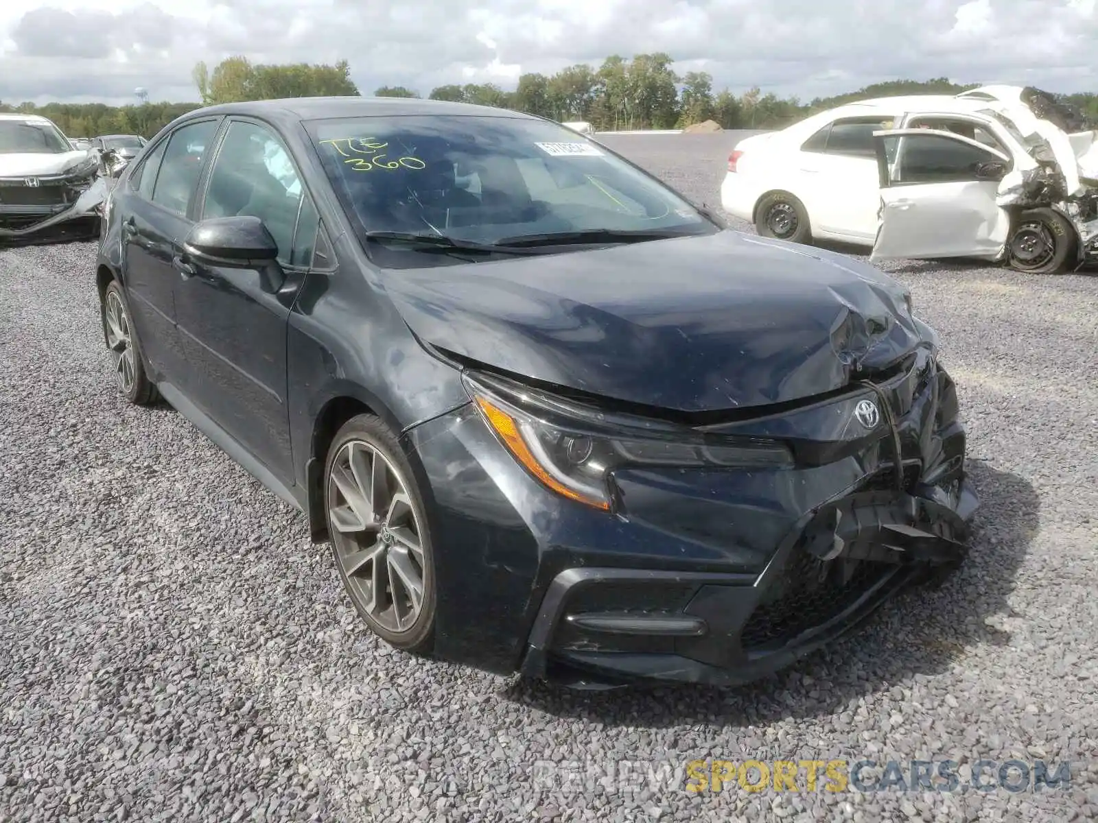 1 Photograph of a damaged car 5YFS4RCE2LP023671 TOYOTA COROLLA 2020