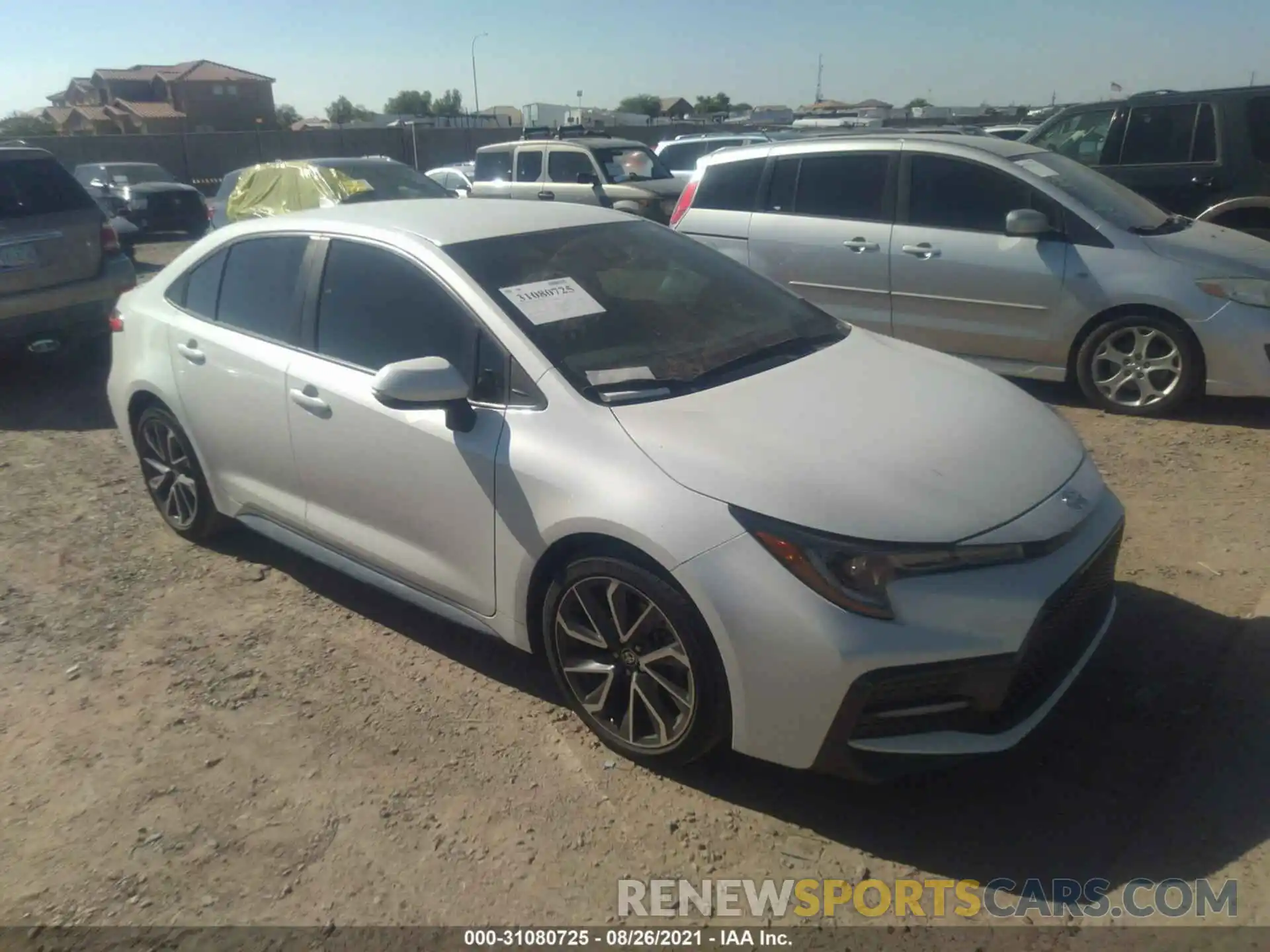 1 Photograph of a damaged car 5YFS4RCE2LP026733 TOYOTA COROLLA 2020