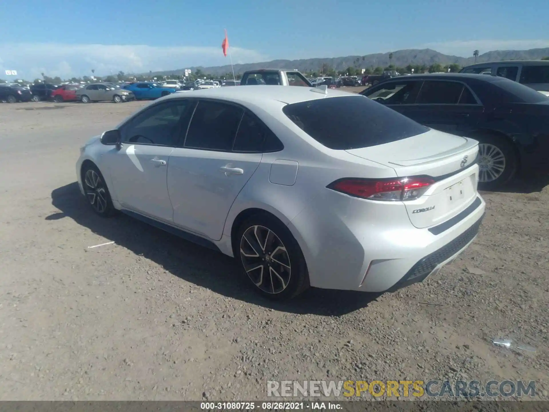 3 Photograph of a damaged car 5YFS4RCE2LP026733 TOYOTA COROLLA 2020