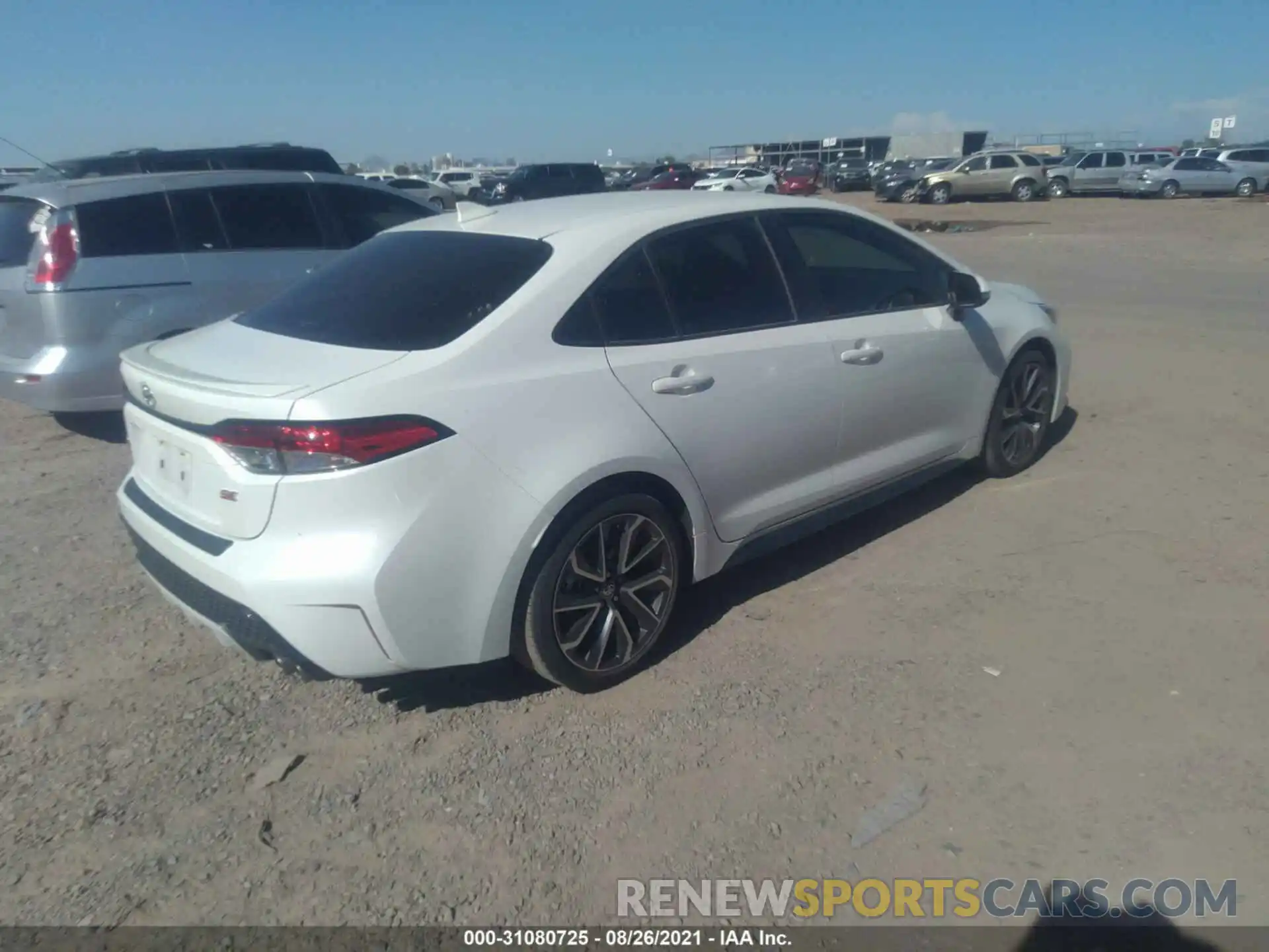 4 Photograph of a damaged car 5YFS4RCE2LP026733 TOYOTA COROLLA 2020