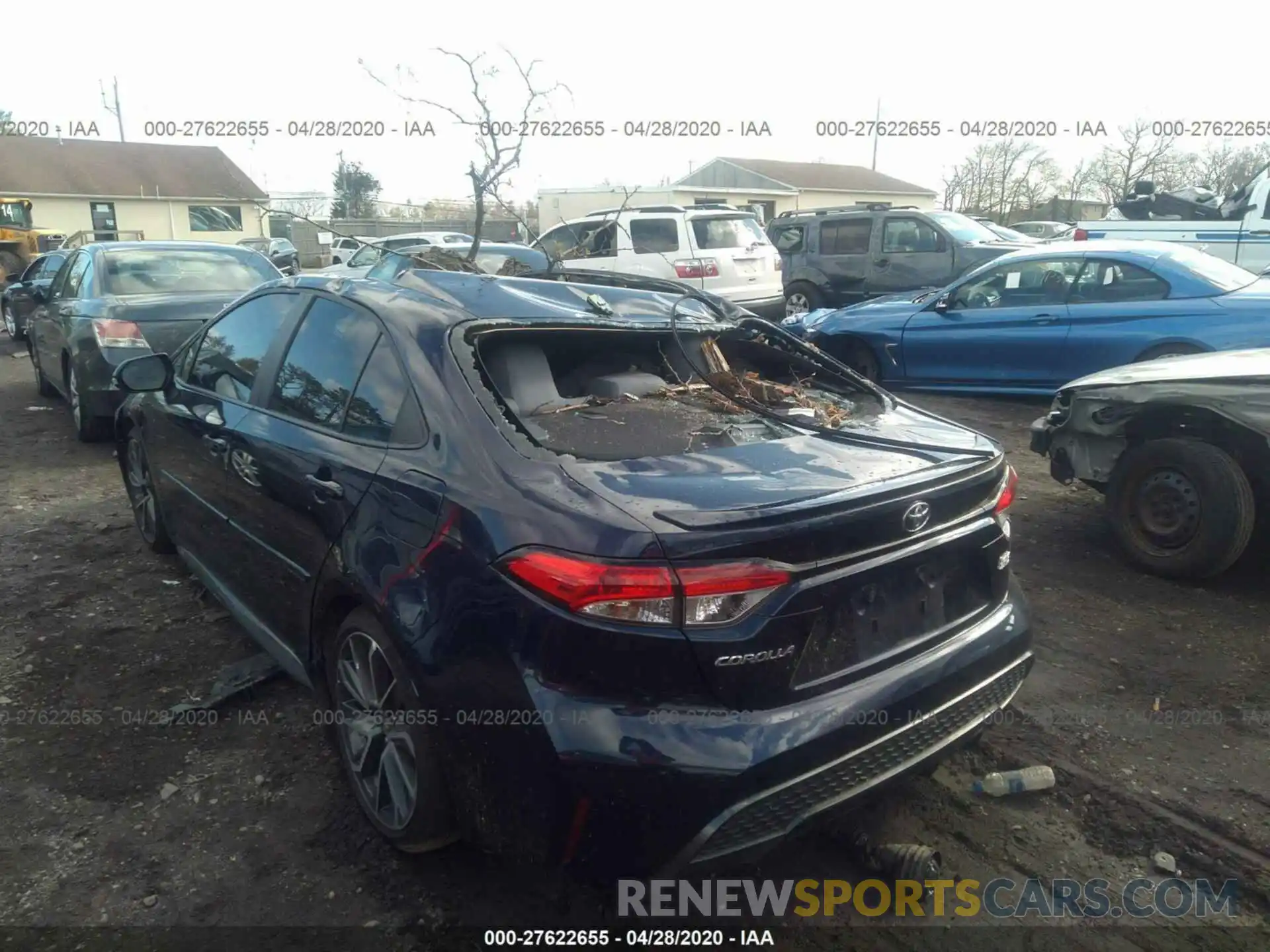 3 Photograph of a damaged car 5YFS4RCE2LP026876 TOYOTA COROLLA 2020