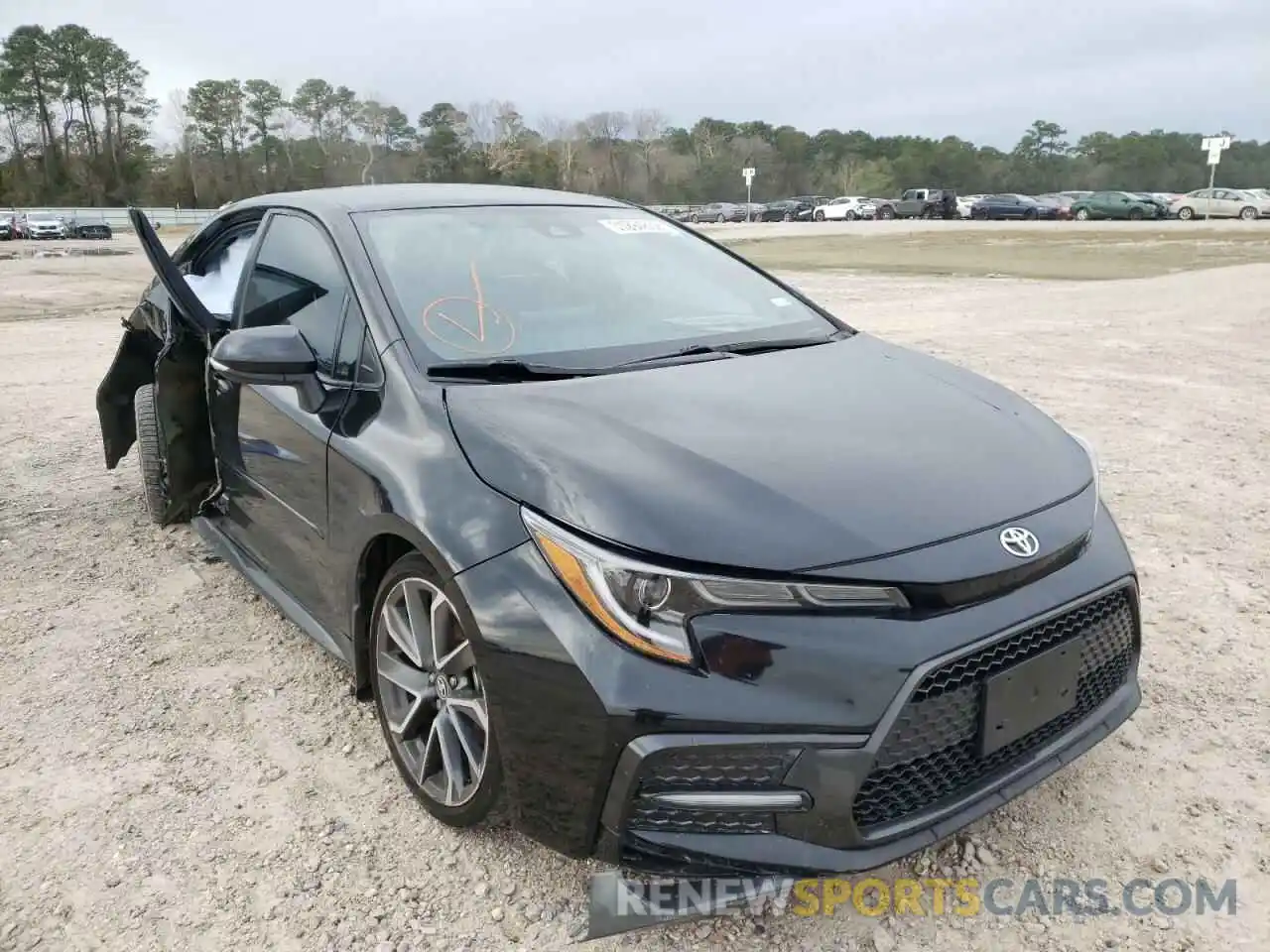 1 Photograph of a damaged car 5YFS4RCE2LP030314 TOYOTA COROLLA 2020