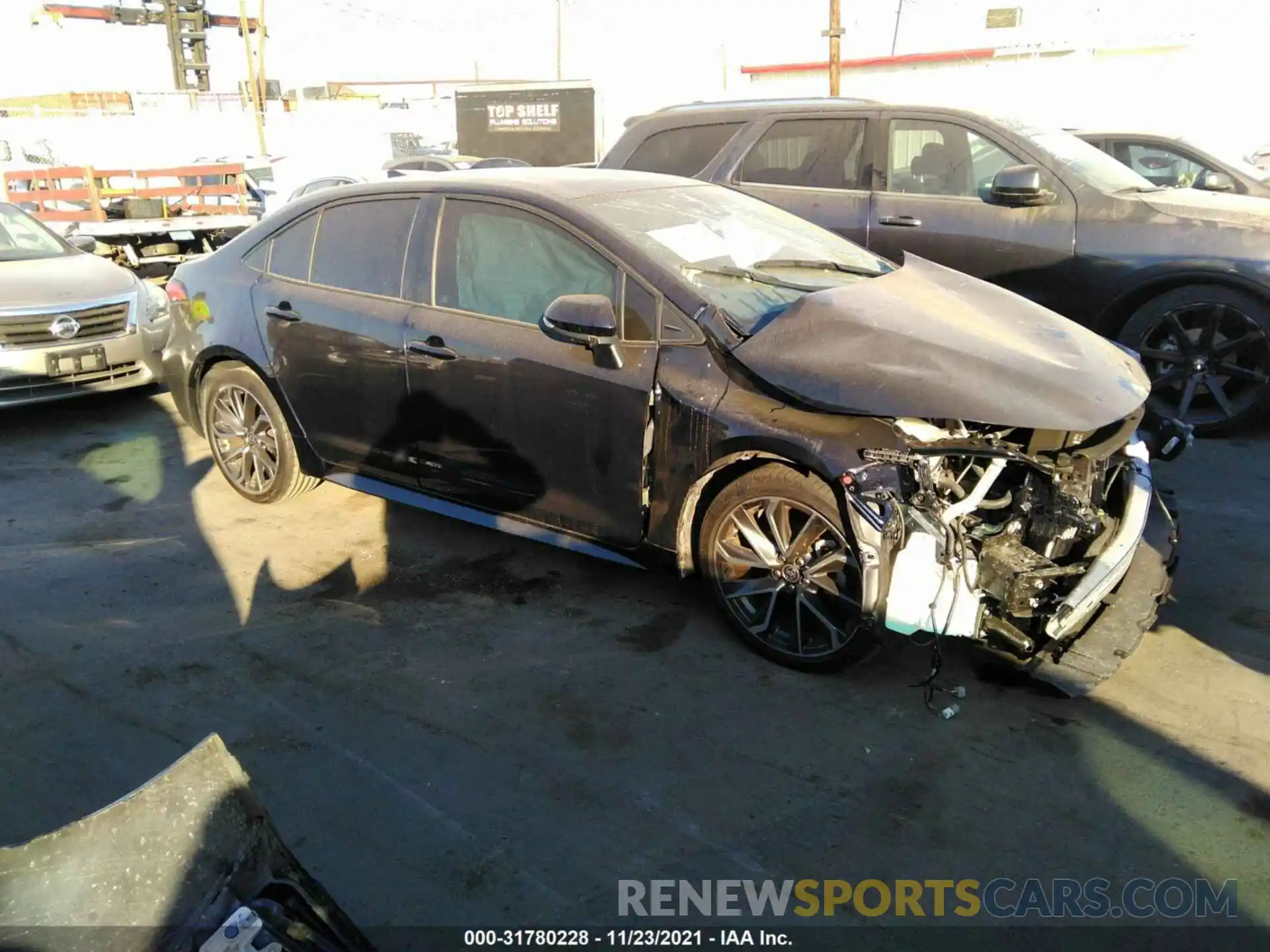 1 Photograph of a damaged car 5YFS4RCE2LP031754 TOYOTA COROLLA 2020