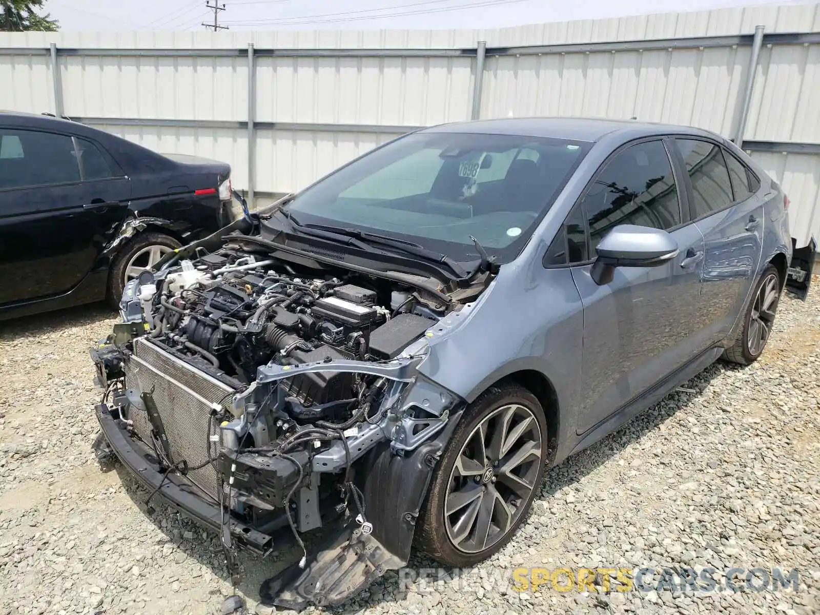 2 Photograph of a damaged car 5YFS4RCE2LP031852 TOYOTA COROLLA 2020