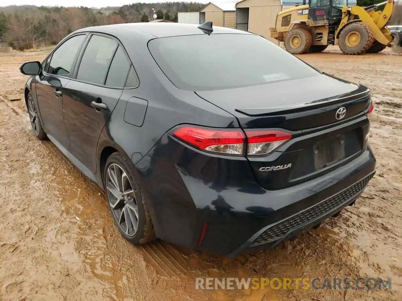 3 Photograph of a damaged car 5YFS4RCE2LP033035 TOYOTA COROLLA 2020