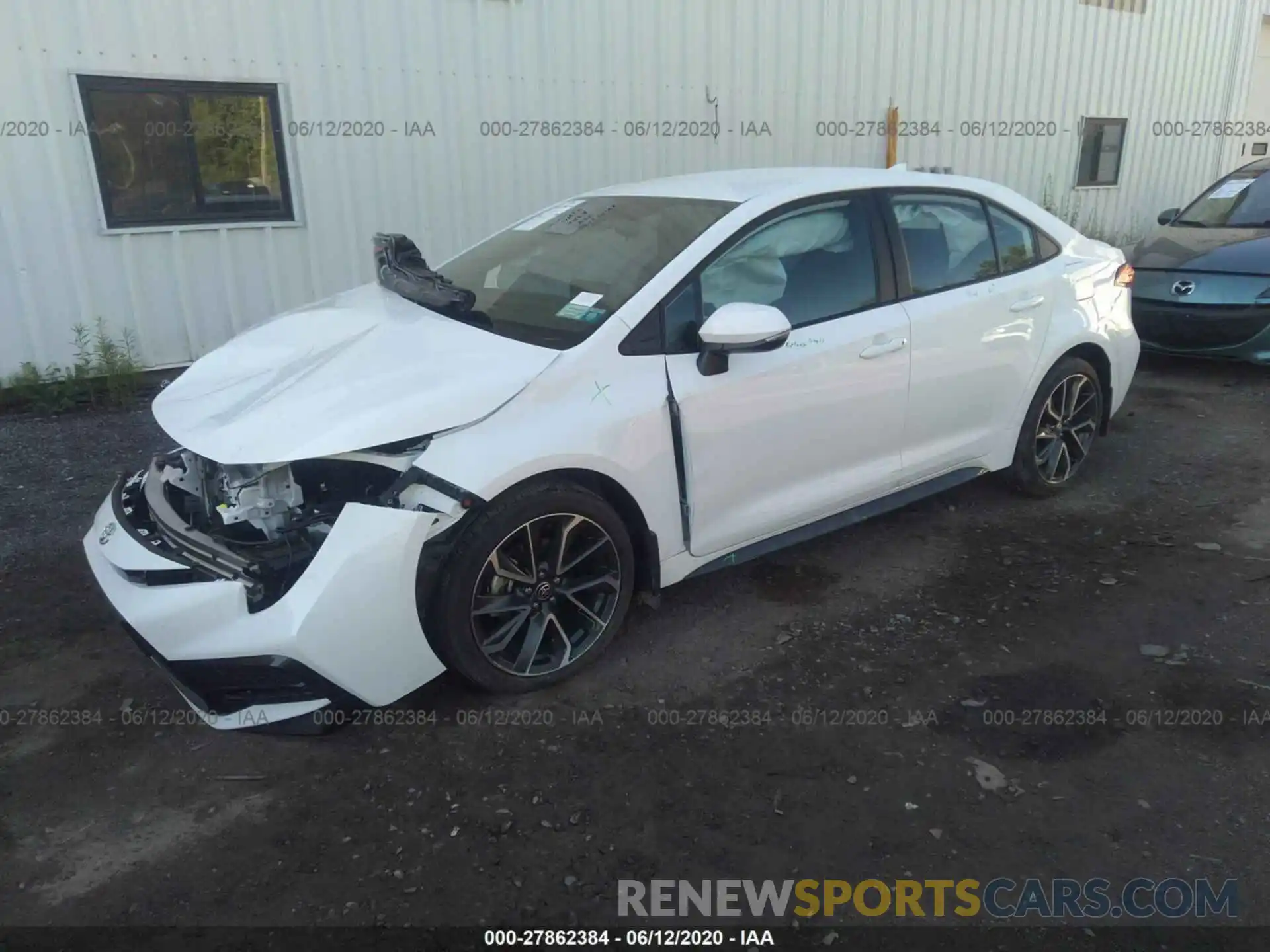 2 Photograph of a damaged car 5YFS4RCE2LP034637 TOYOTA COROLLA 2020