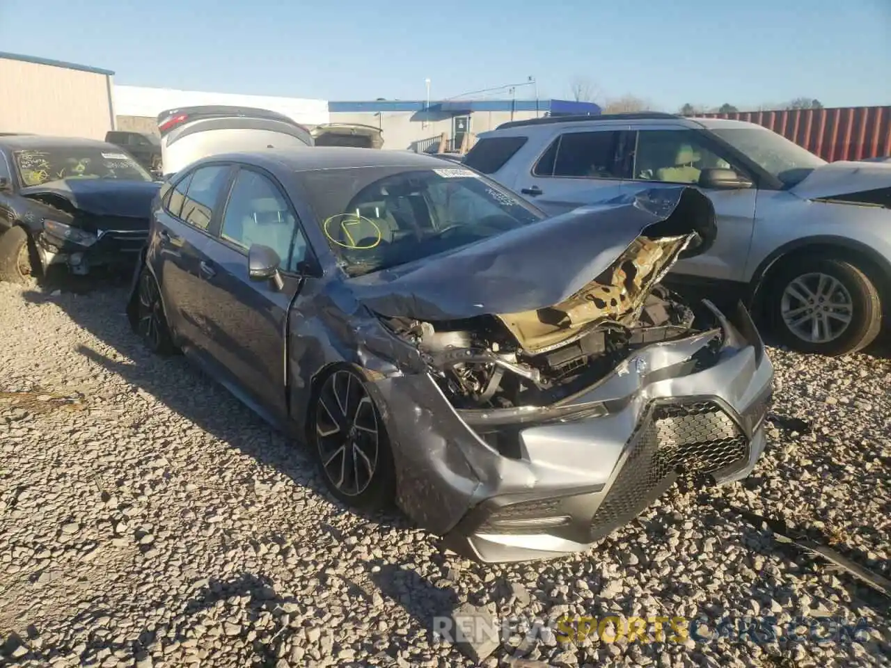 1 Photograph of a damaged car 5YFS4RCE2LP035240 TOYOTA COROLLA 2020