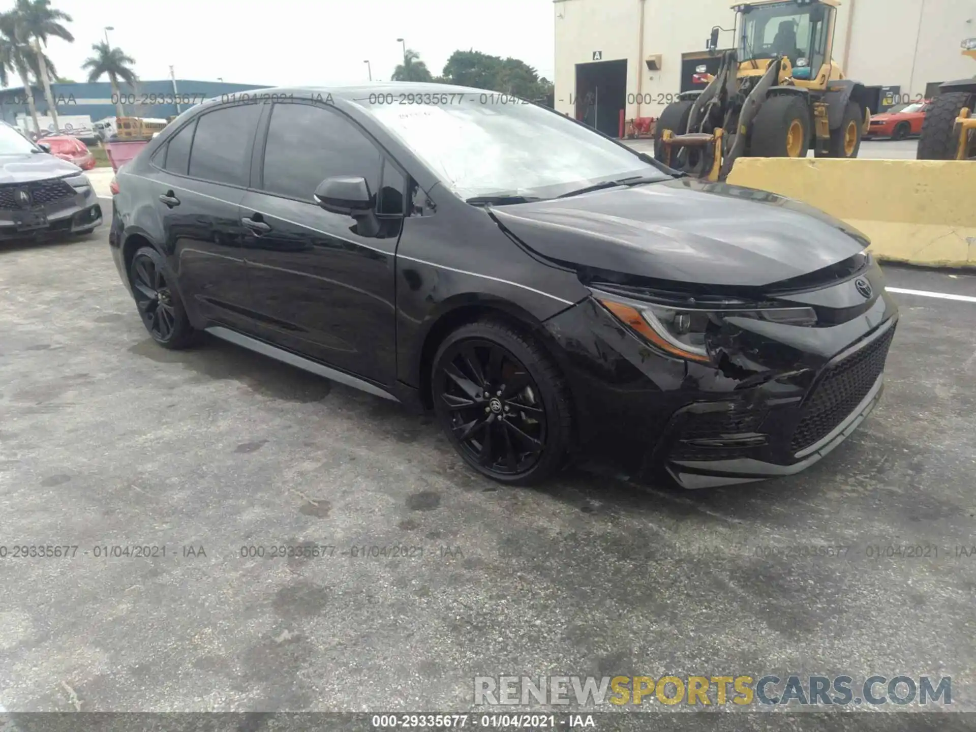 1 Photograph of a damaged car 5YFS4RCE2LP035738 TOYOTA COROLLA 2020