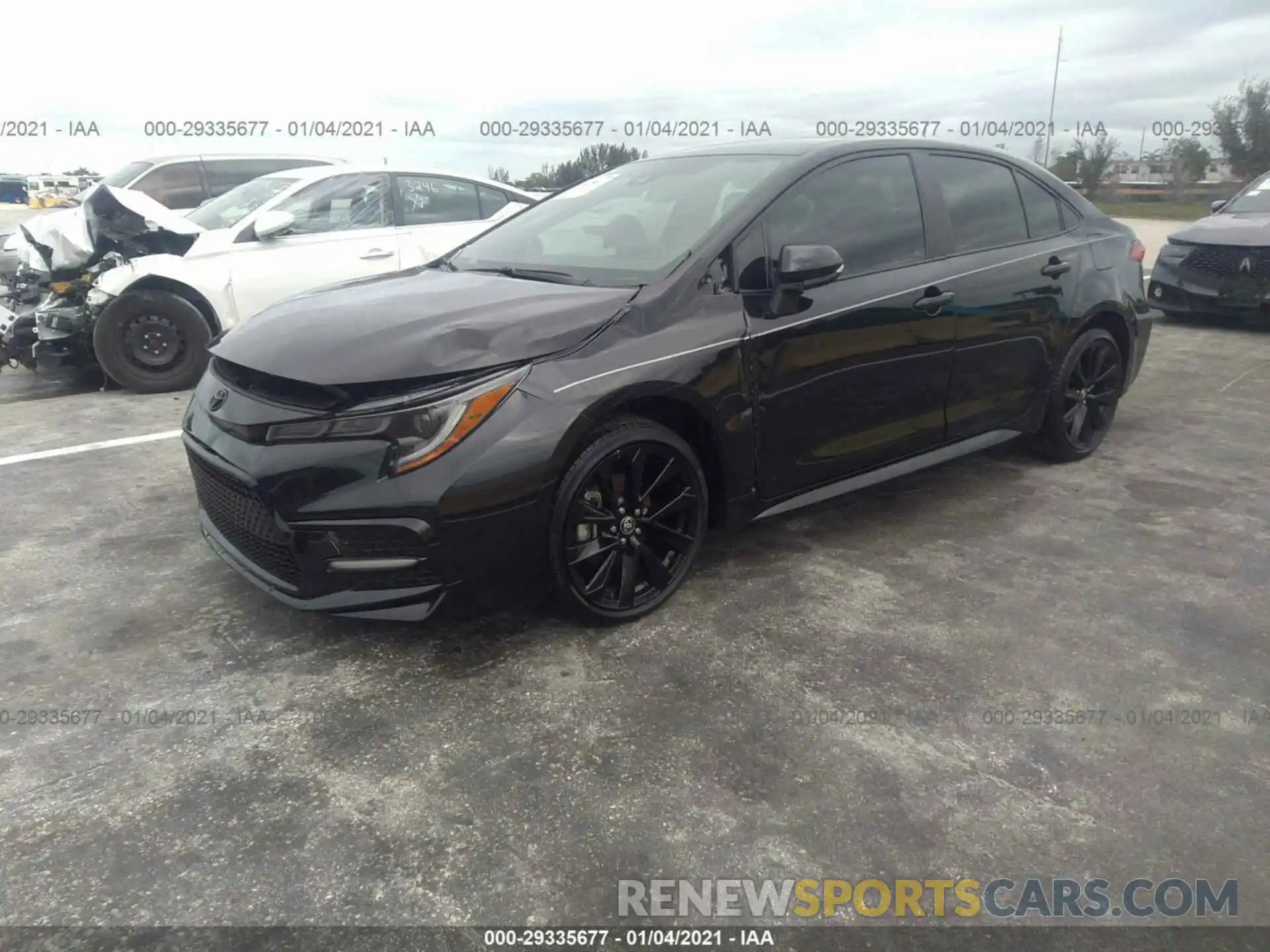 2 Photograph of a damaged car 5YFS4RCE2LP035738 TOYOTA COROLLA 2020