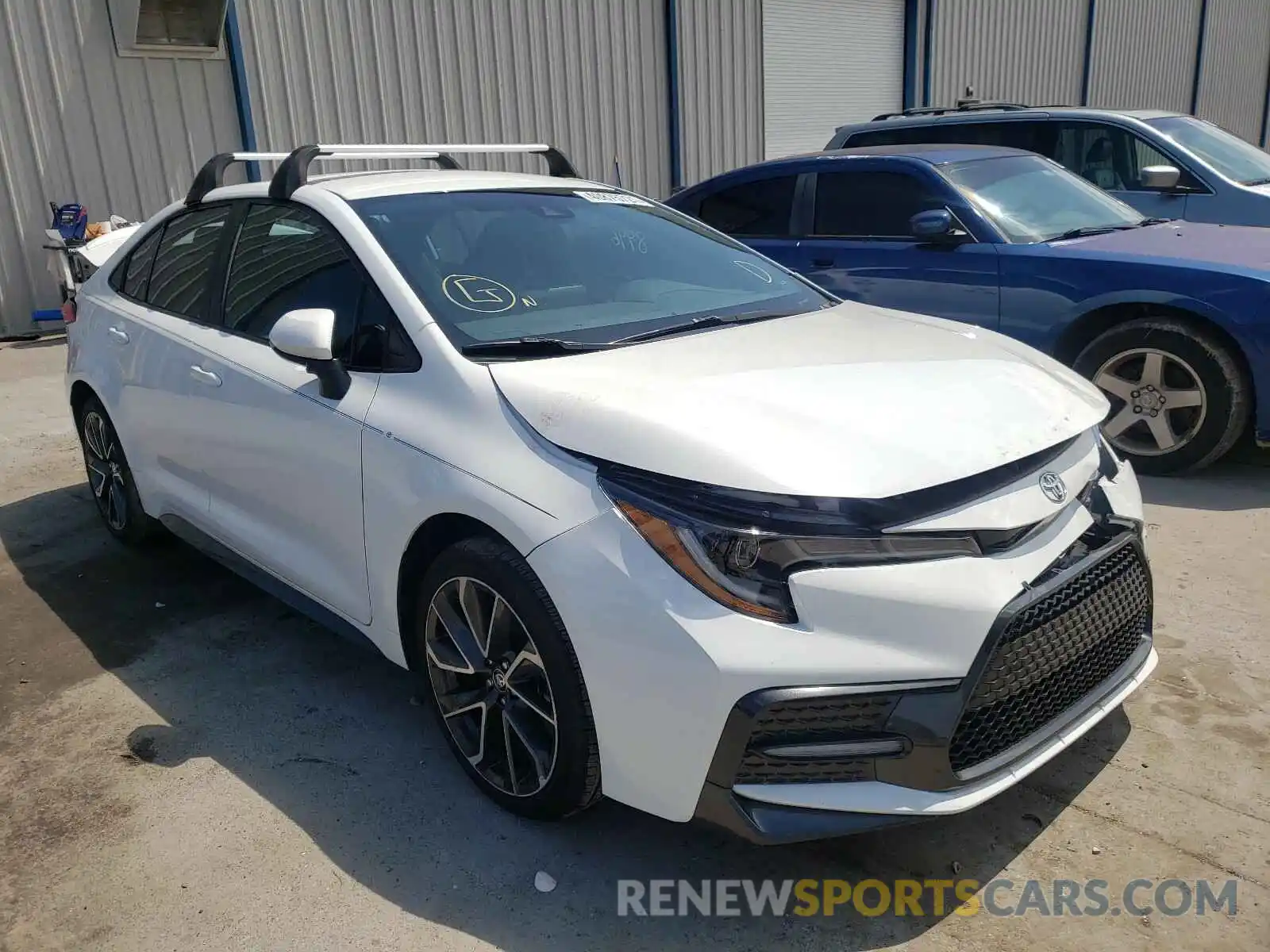 1 Photograph of a damaged car 5YFS4RCE2LP036131 TOYOTA COROLLA 2020