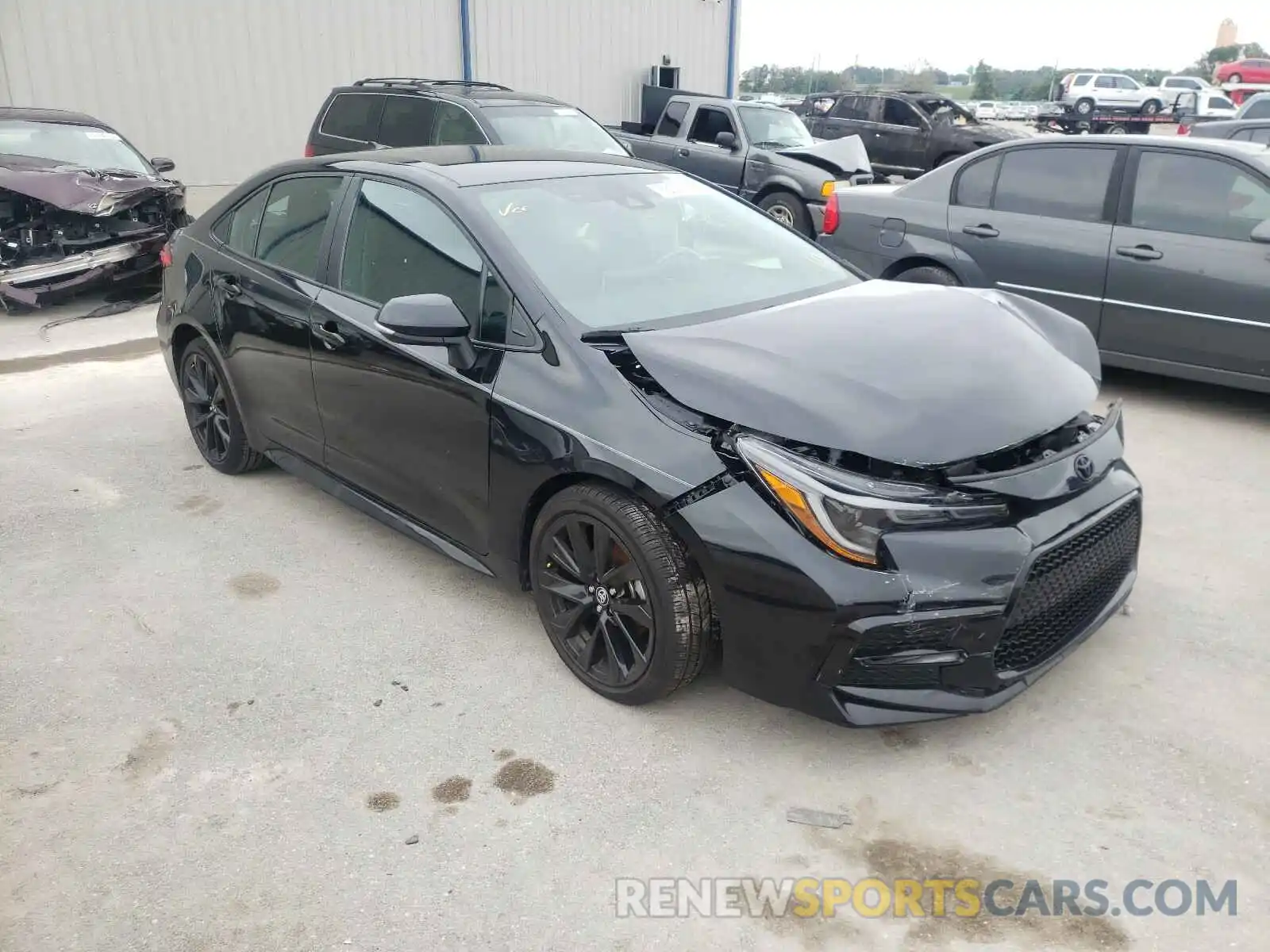 1 Photograph of a damaged car 5YFS4RCE2LP036694 TOYOTA COROLLA 2020