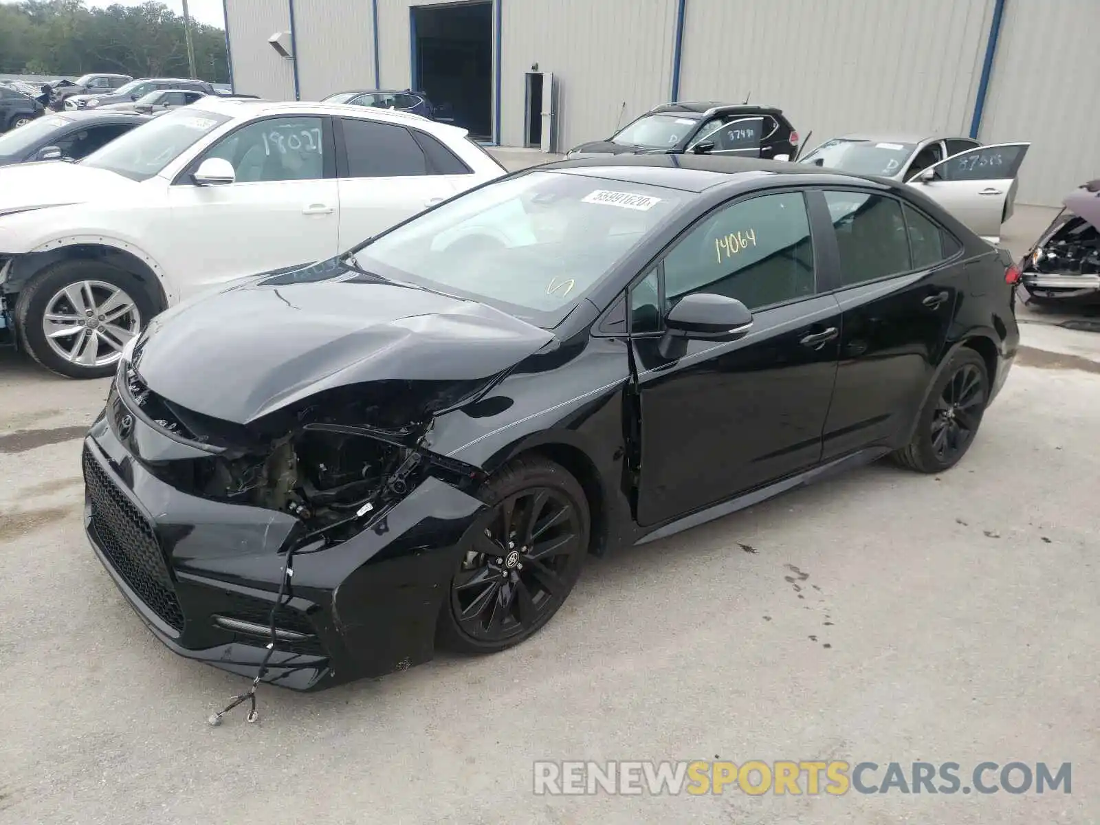 2 Photograph of a damaged car 5YFS4RCE2LP036694 TOYOTA COROLLA 2020