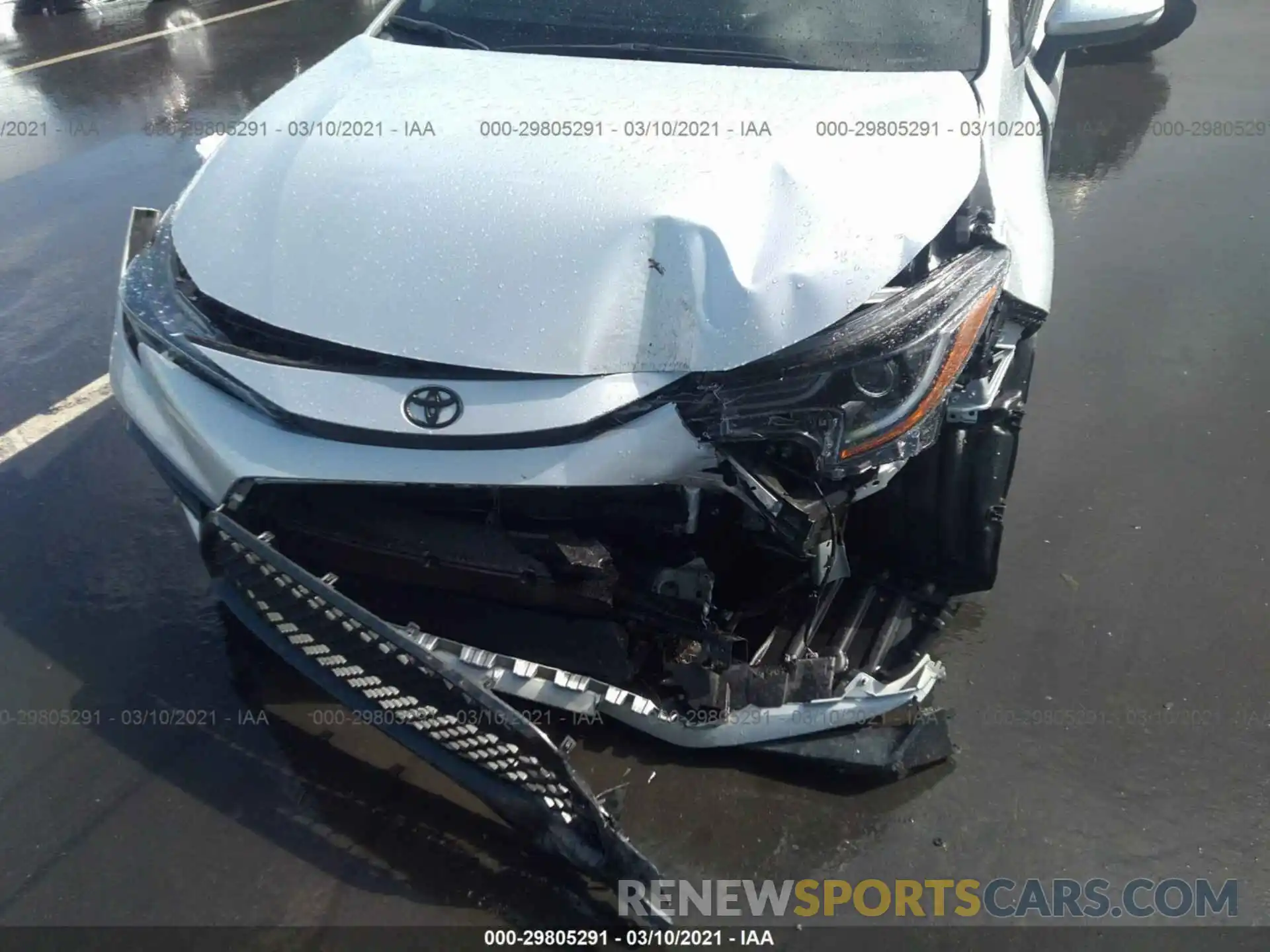 6 Photograph of a damaged car 5YFS4RCE2LP037926 TOYOTA COROLLA 2020