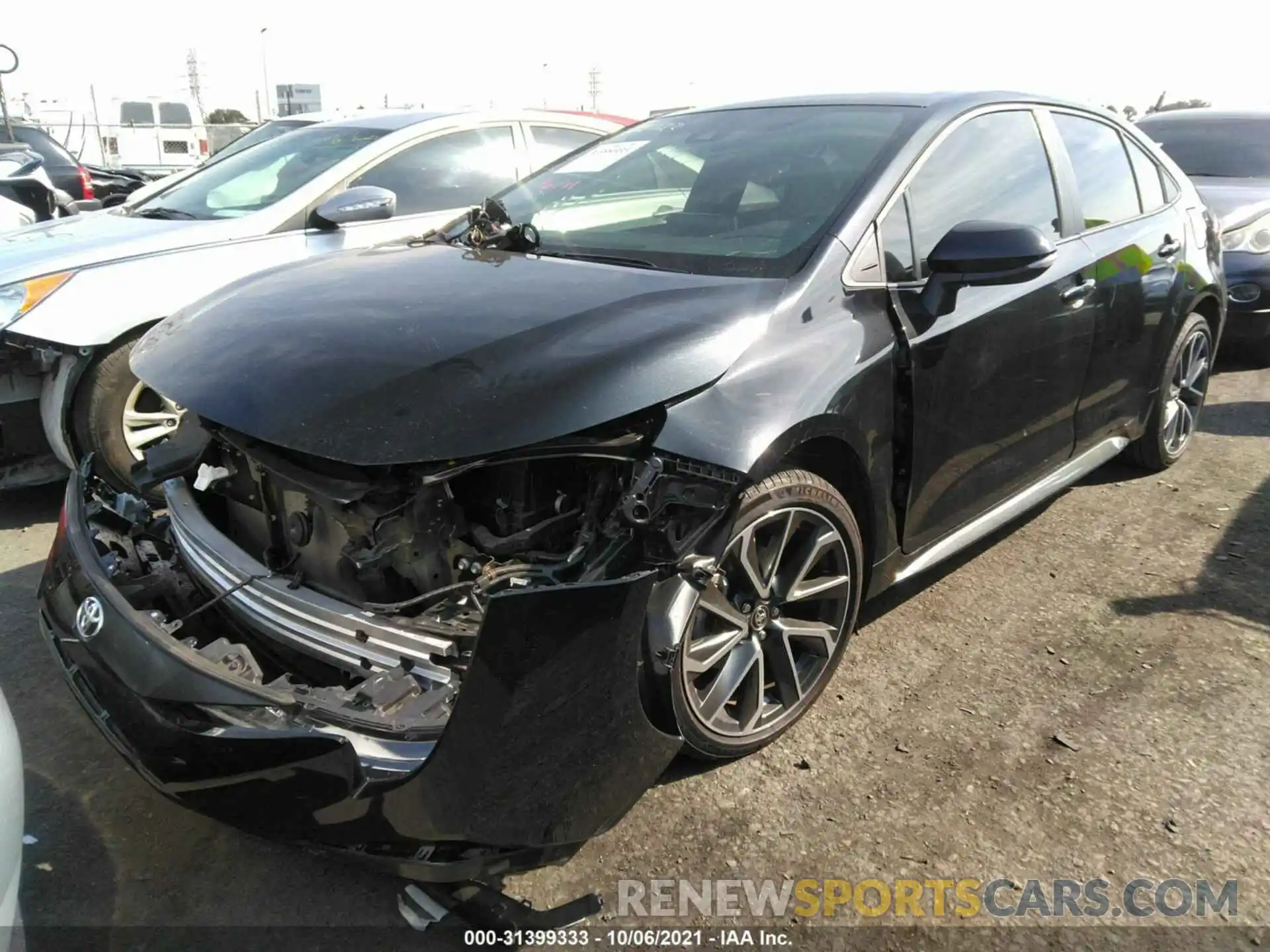 2 Photograph of a damaged car 5YFS4RCE2LP038283 TOYOTA COROLLA 2020