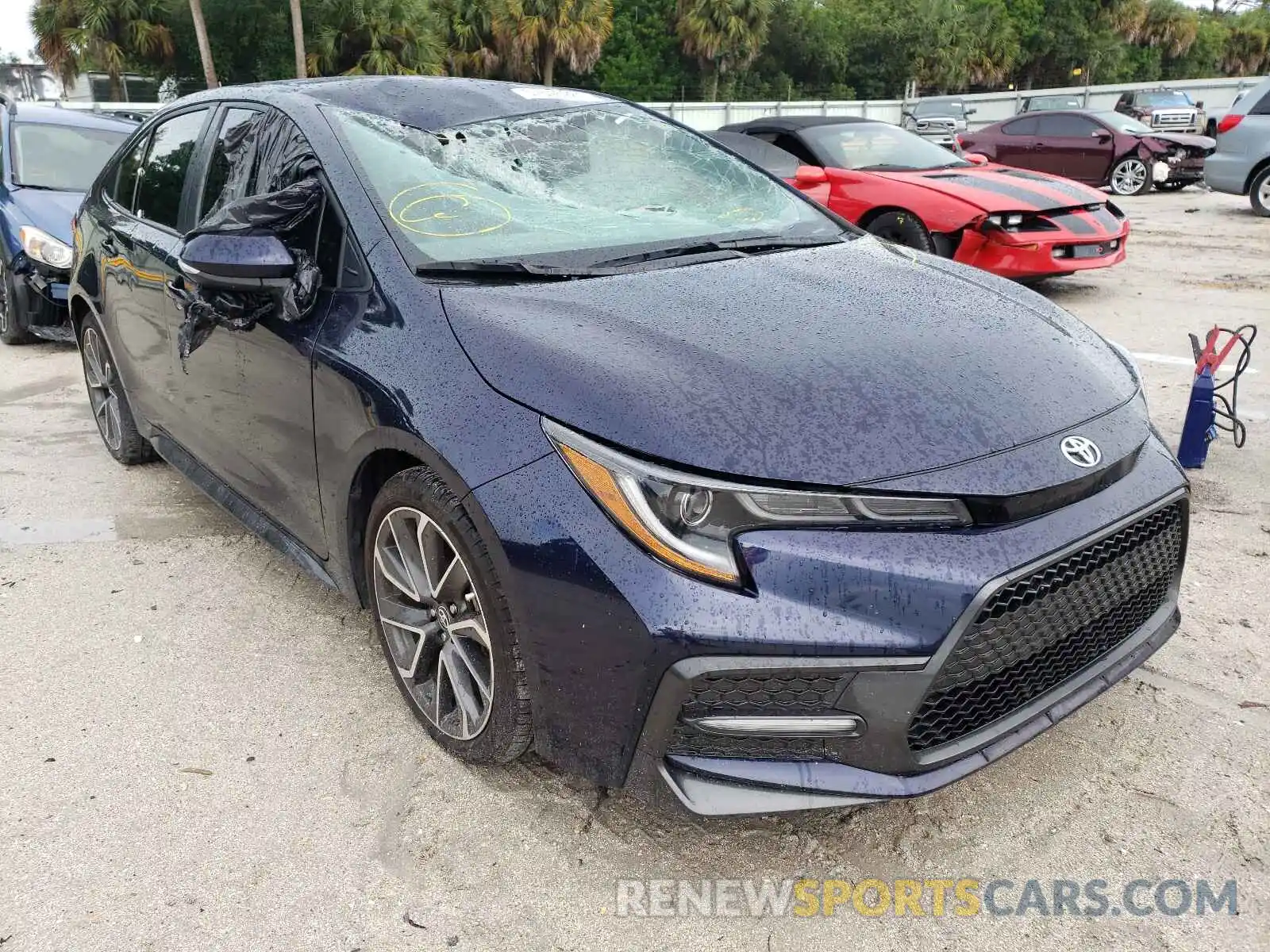 1 Photograph of a damaged car 5YFS4RCE2LP038557 TOYOTA COROLLA 2020