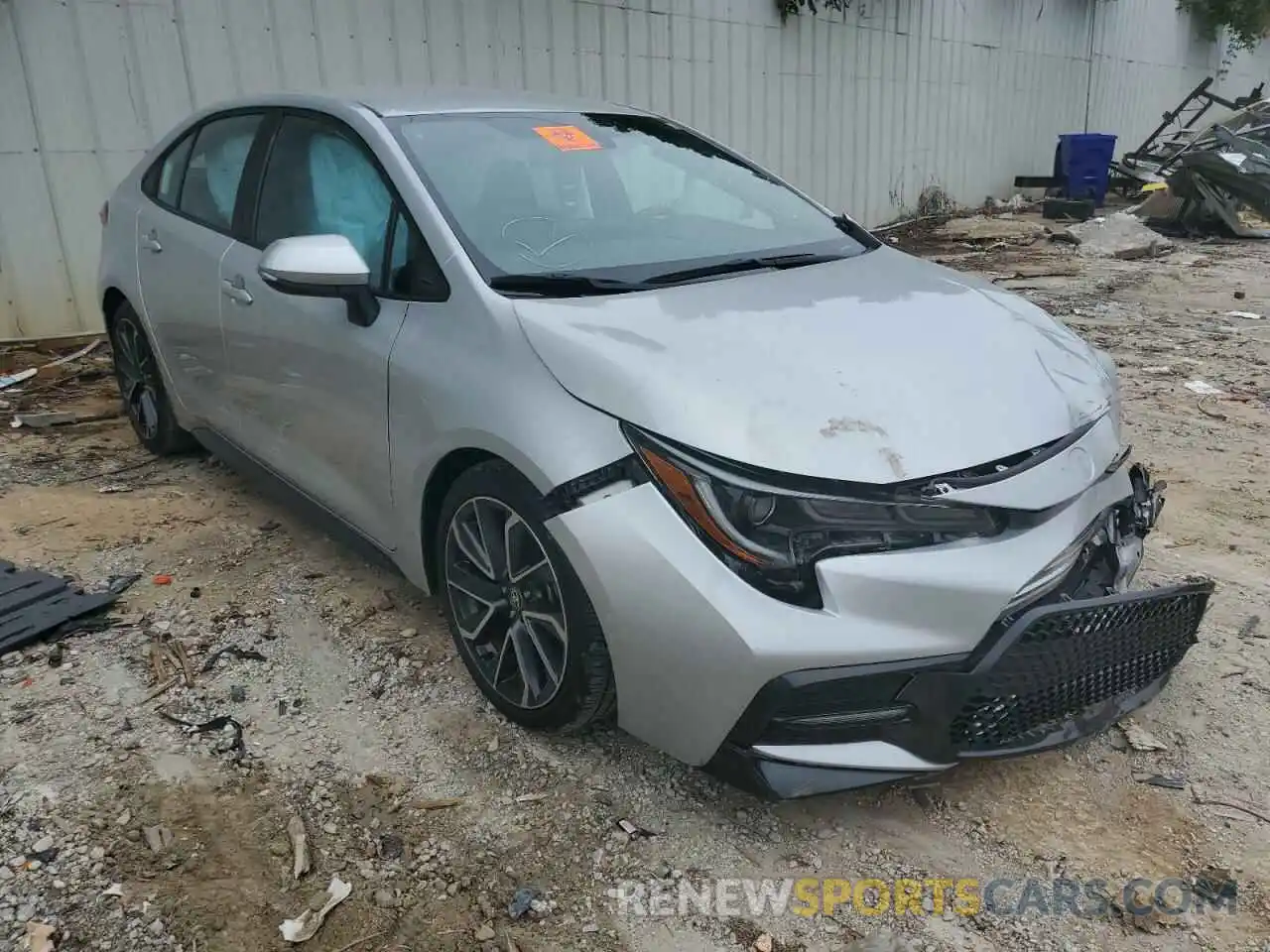 1 Photograph of a damaged car 5YFS4RCE2LP038638 TOYOTA COROLLA 2020