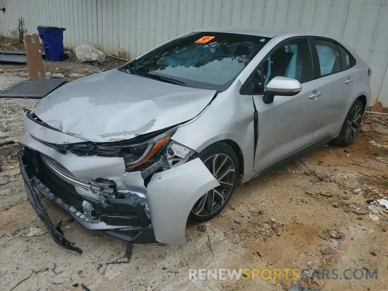 2 Photograph of a damaged car 5YFS4RCE2LP038638 TOYOTA COROLLA 2020