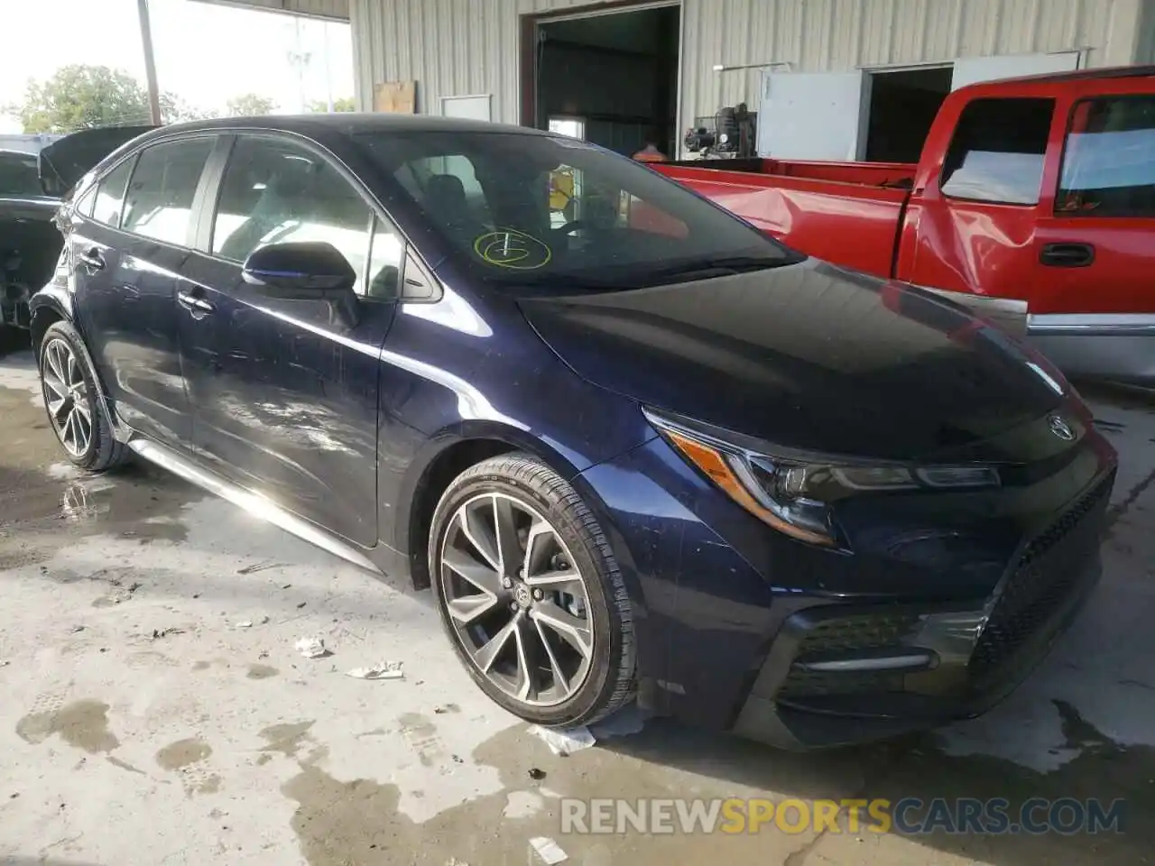 1 Photograph of a damaged car 5YFS4RCE2LP038946 TOYOTA COROLLA 2020