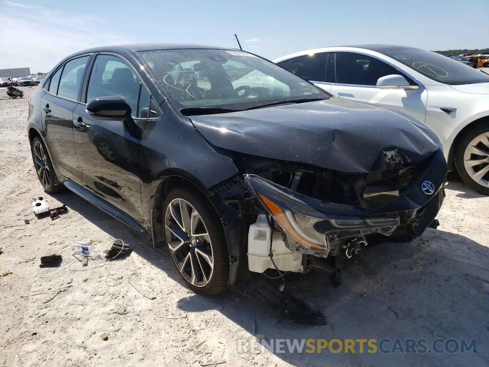 1 Photograph of a damaged car 5YFS4RCE2LP039367 TOYOTA COROLLA 2020