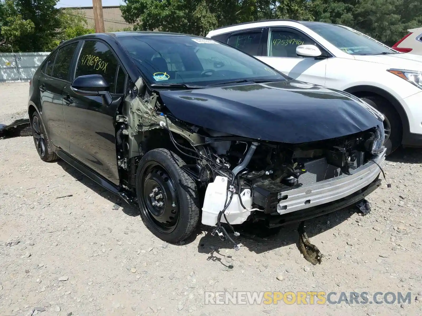 1 Photograph of a damaged car 5YFS4RCE2LP039577 TOYOTA COROLLA 2020