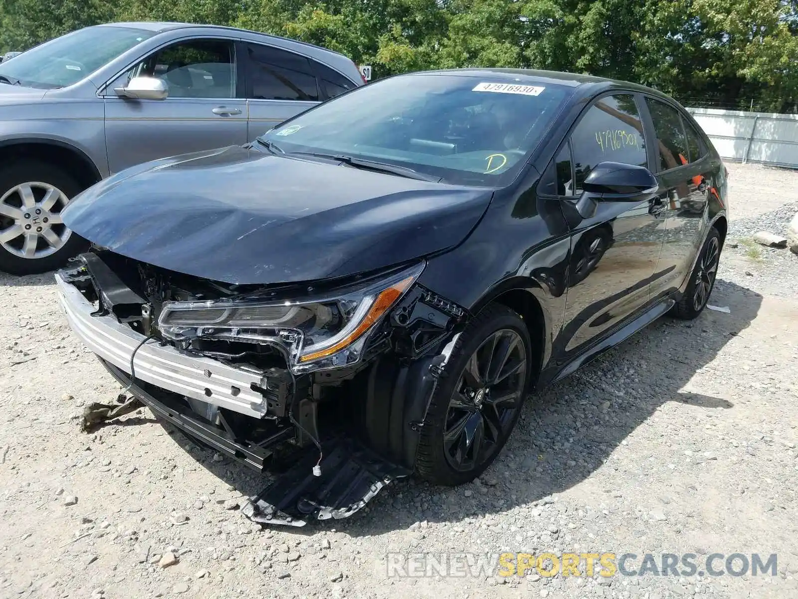 2 Photograph of a damaged car 5YFS4RCE2LP039577 TOYOTA COROLLA 2020