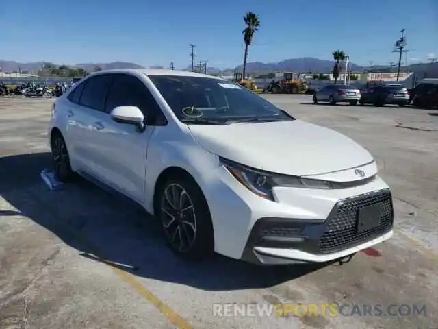 1 Photograph of a damaged car 5YFS4RCE2LP040387 TOYOTA COROLLA 2020