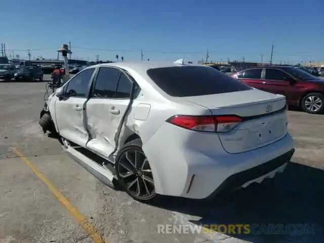 3 Photograph of a damaged car 5YFS4RCE2LP040387 TOYOTA COROLLA 2020