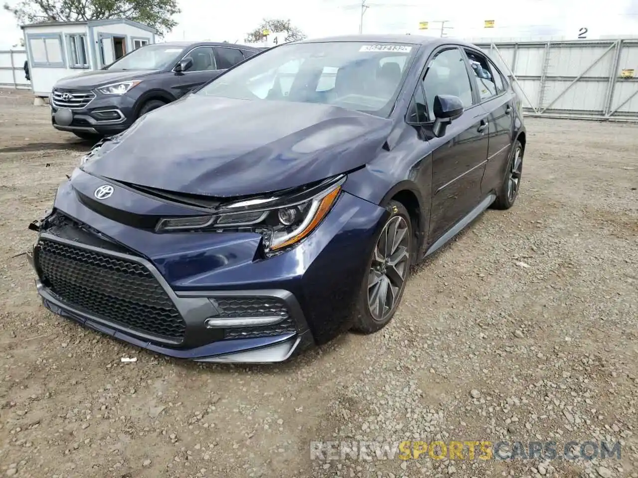 2 Photograph of a damaged car 5YFS4RCE2LP041040 TOYOTA COROLLA 2020