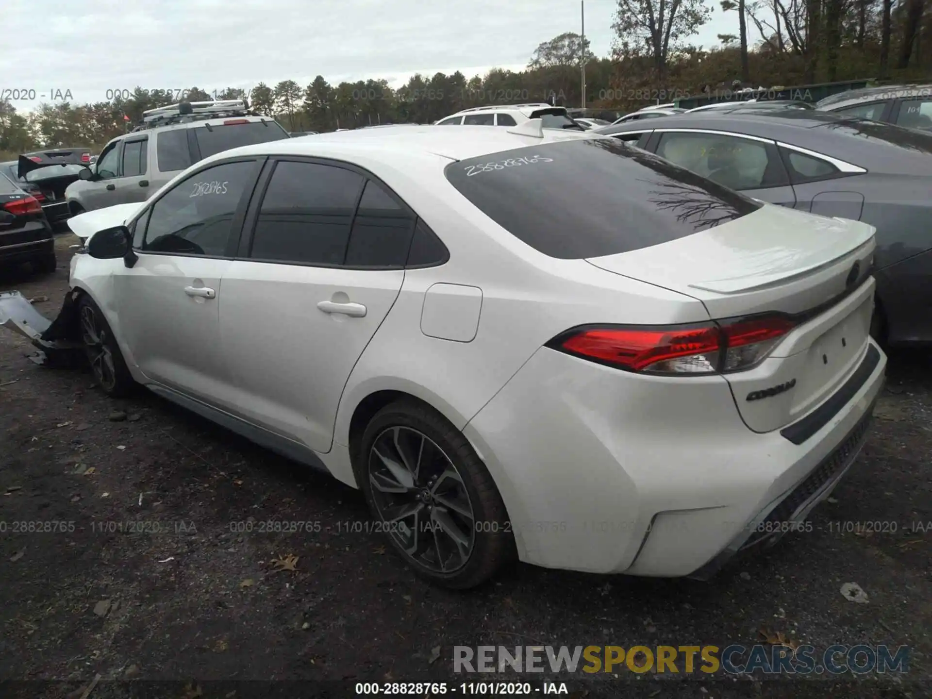 3 Photograph of a damaged car 5YFS4RCE2LP041877 TOYOTA COROLLA 2020