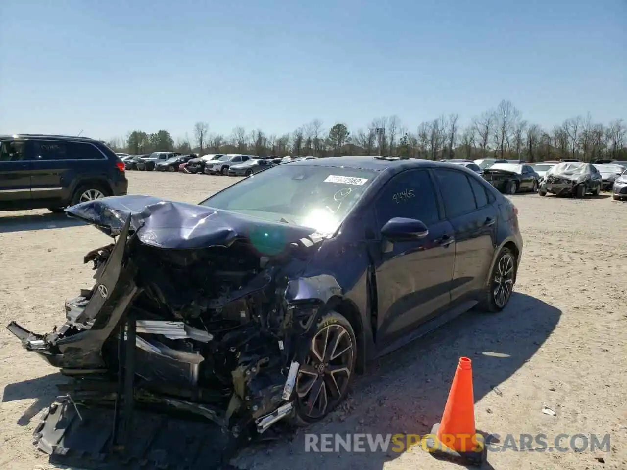 2 Photograph of a damaged car 5YFS4RCE2LP044522 TOYOTA COROLLA 2020