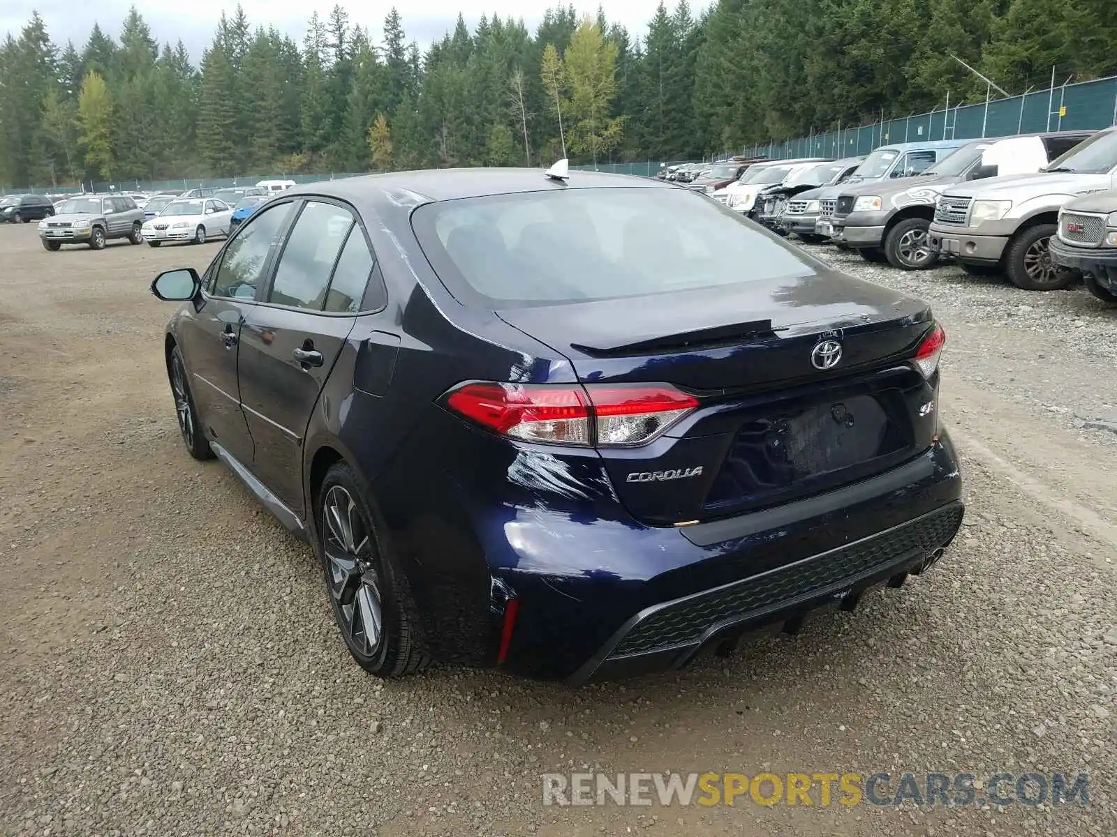 3 Photograph of a damaged car 5YFS4RCE2LP044889 TOYOTA COROLLA 2020