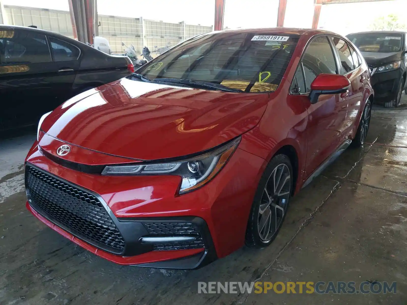 2 Photograph of a damaged car 5YFS4RCE2LP045489 TOYOTA COROLLA 2020