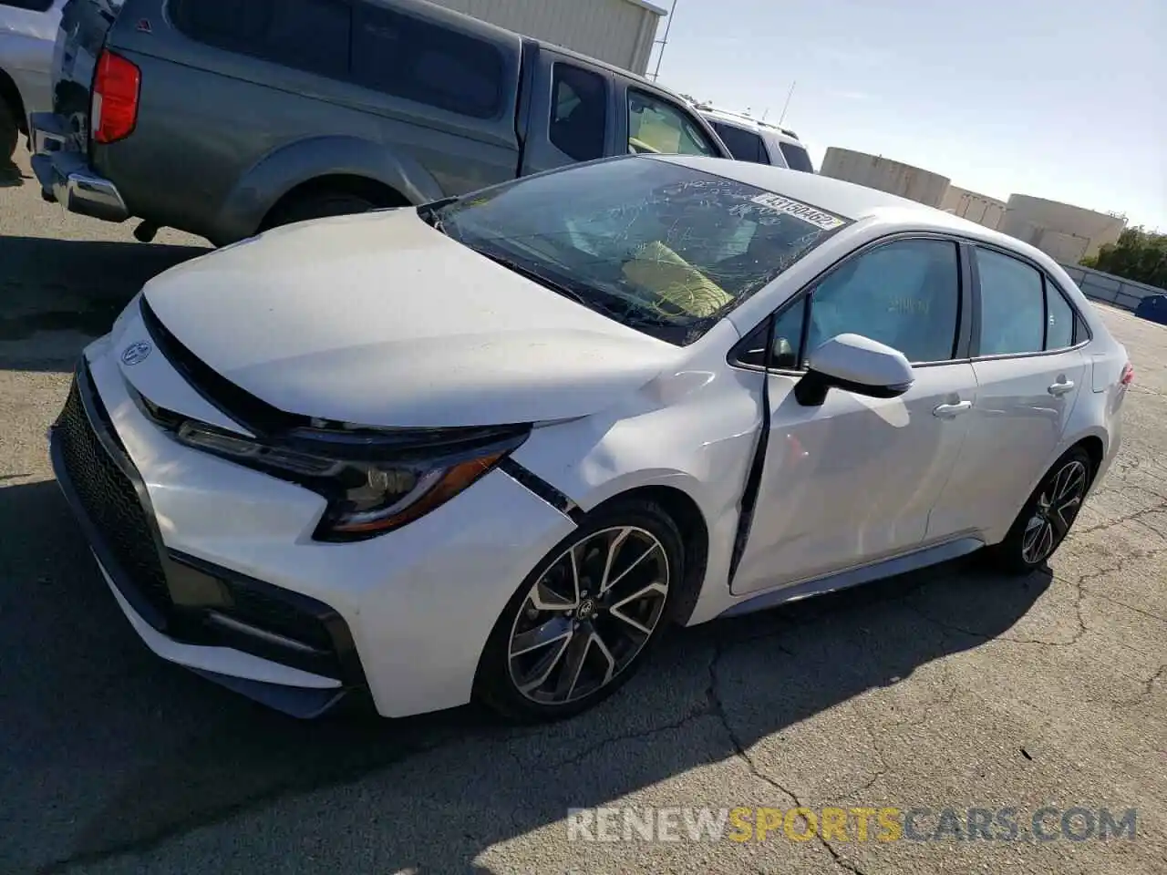 2 Photograph of a damaged car 5YFS4RCE2LP046738 TOYOTA COROLLA 2020