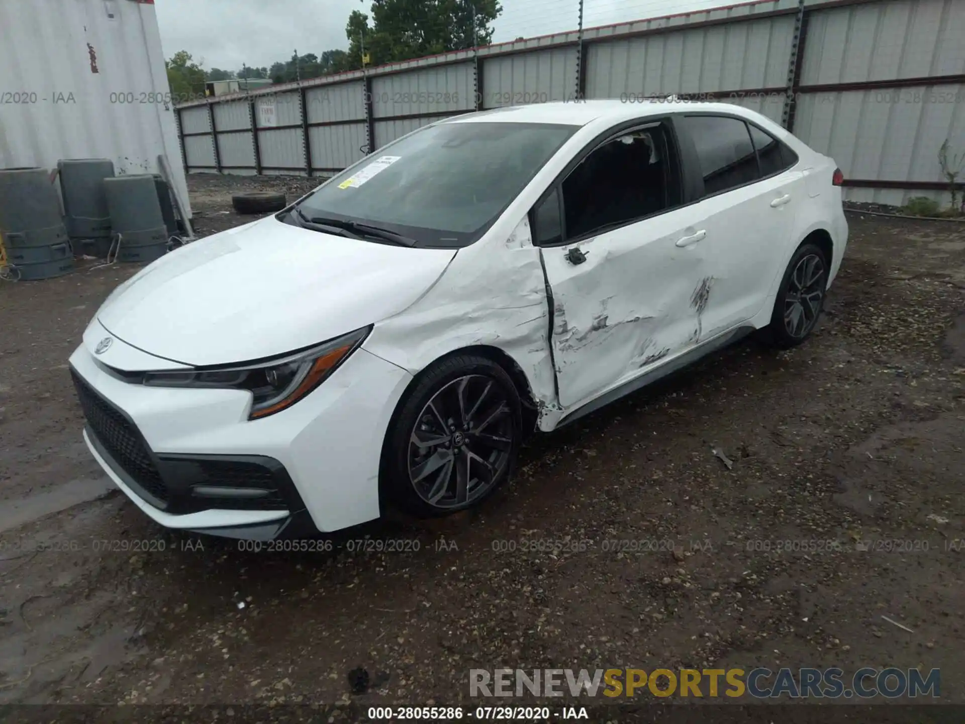 2 Photograph of a damaged car 5YFS4RCE2LP047078 TOYOTA COROLLA 2020